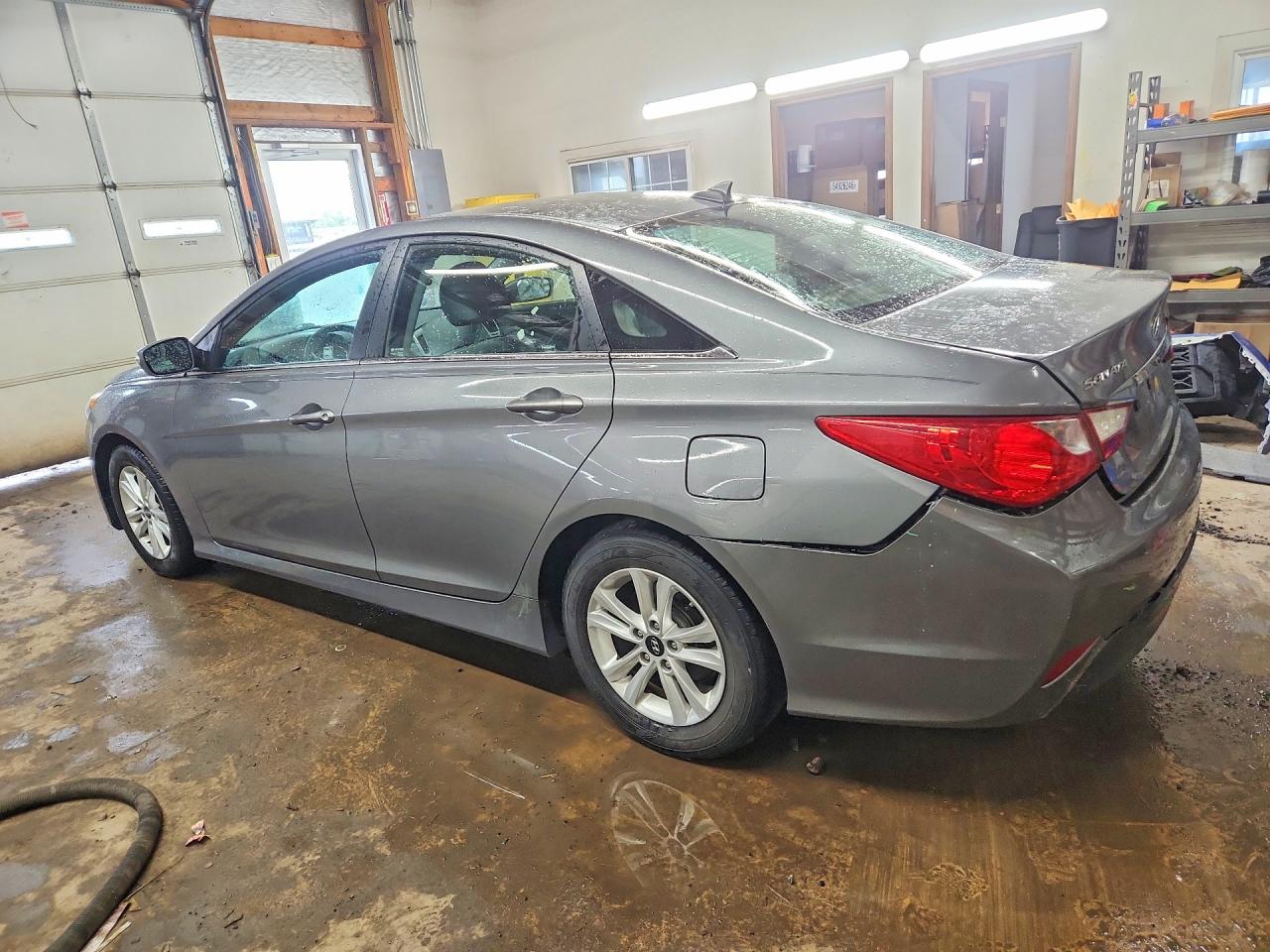 2014 Hyundai Sonata Gls Gray vin: 5NPEB4AC3EH855947
