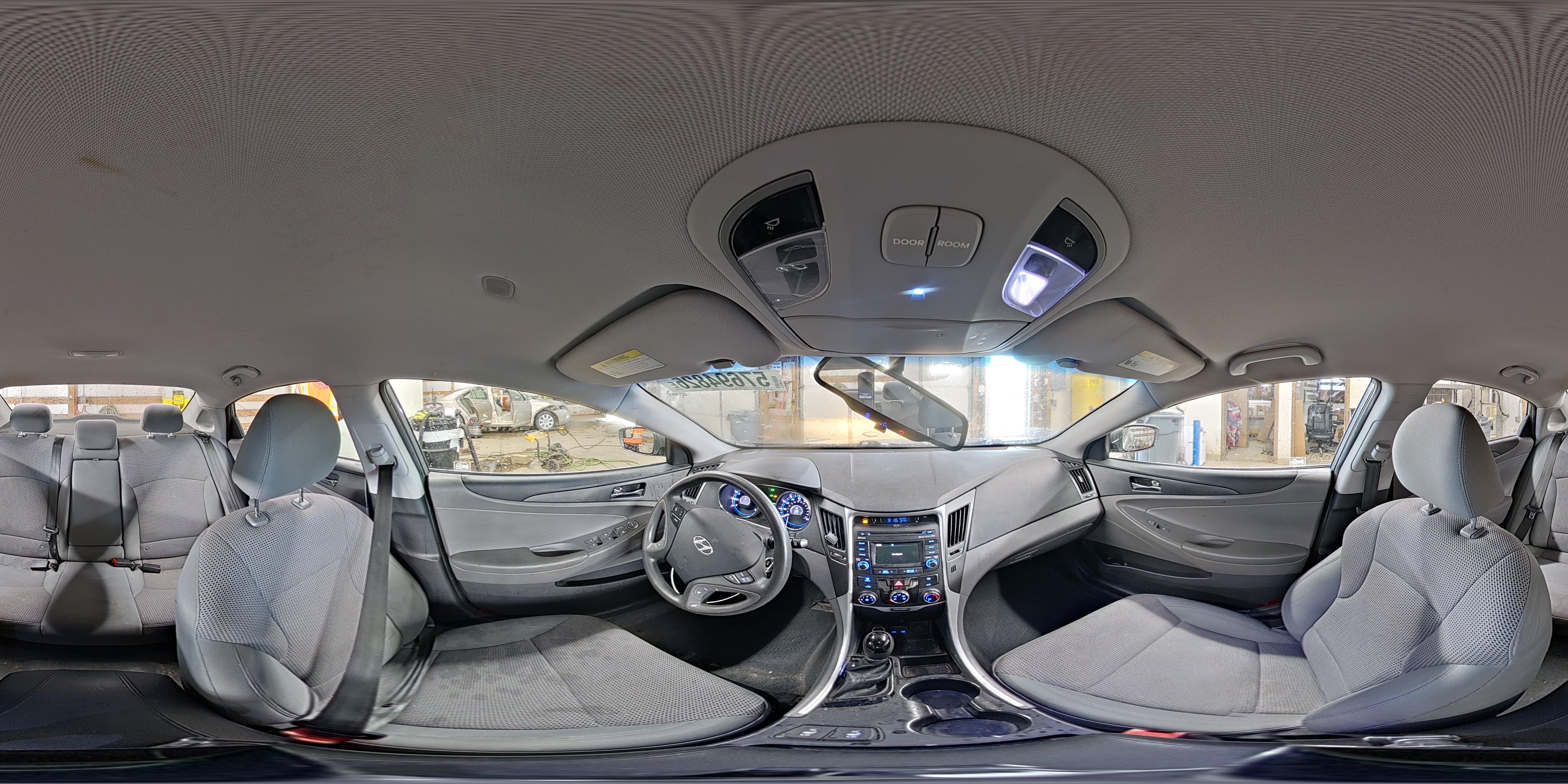 2014 Hyundai Sonata Gls Gray vin: 5NPEB4AC3EH855947