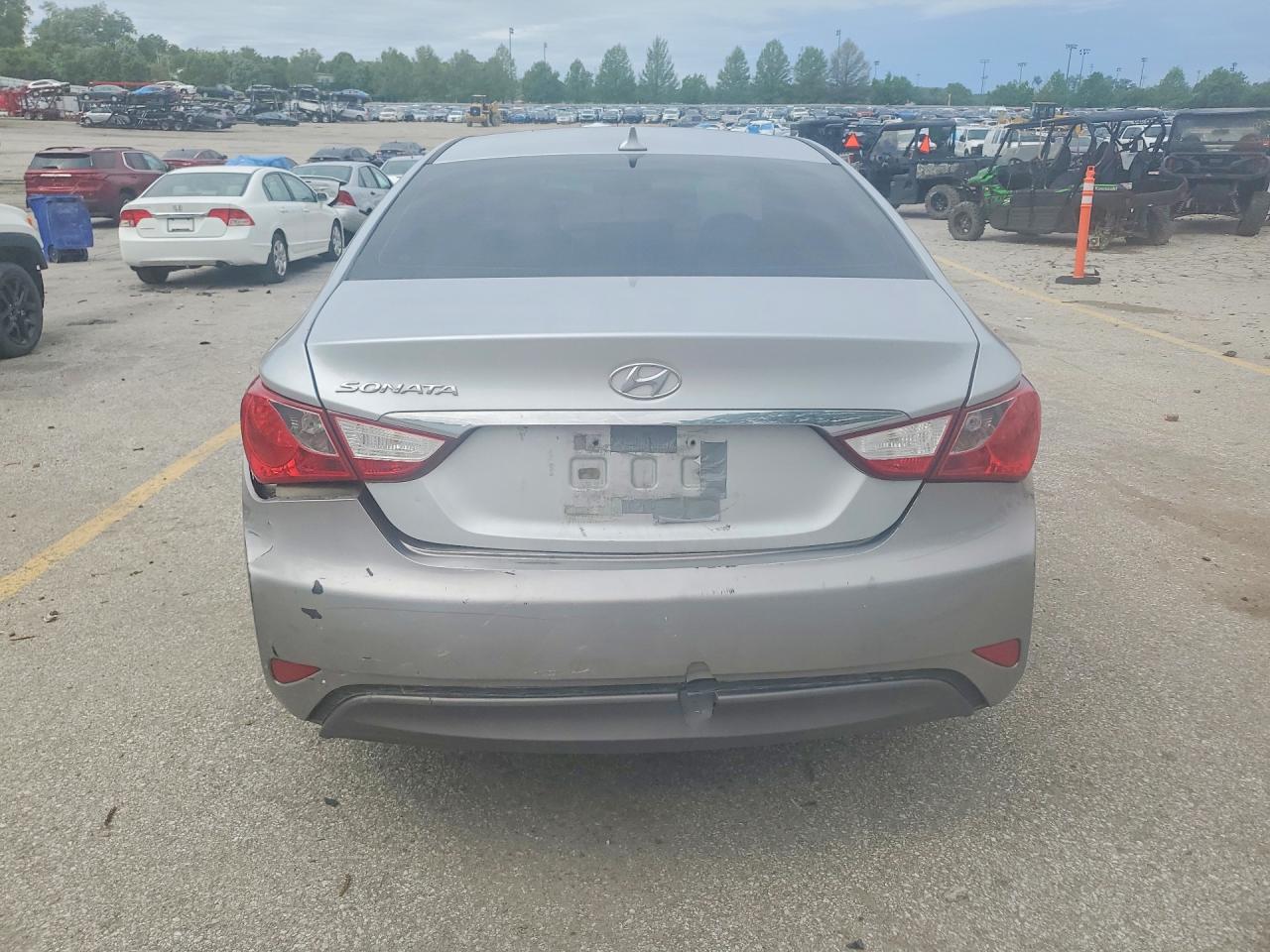 2014 Hyundai Sonata Gls Silver vin: 5NPEB4AC3EH864597