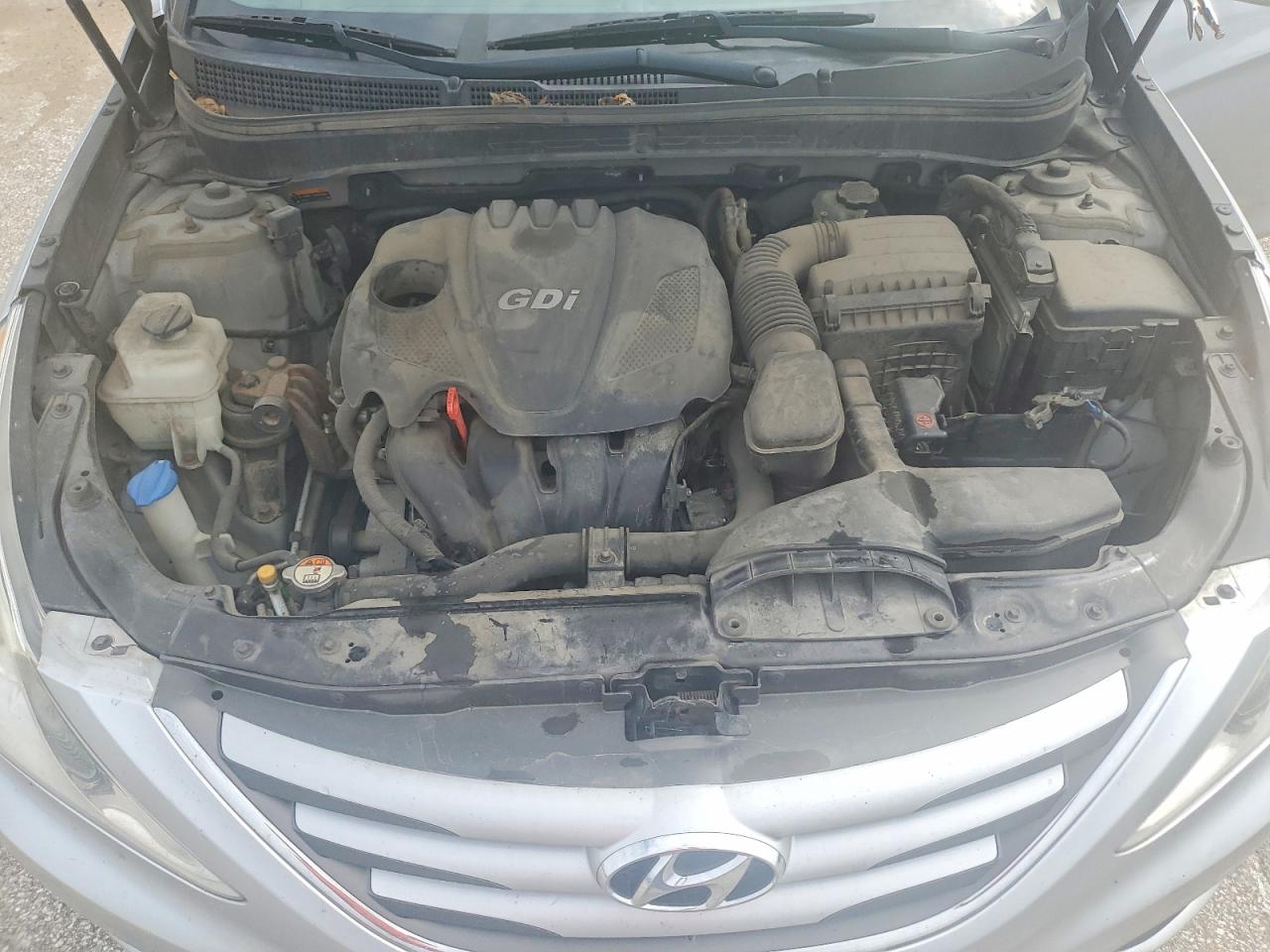 2014 Hyundai Sonata Gls Silver vin: 5NPEB4AC3EH864597