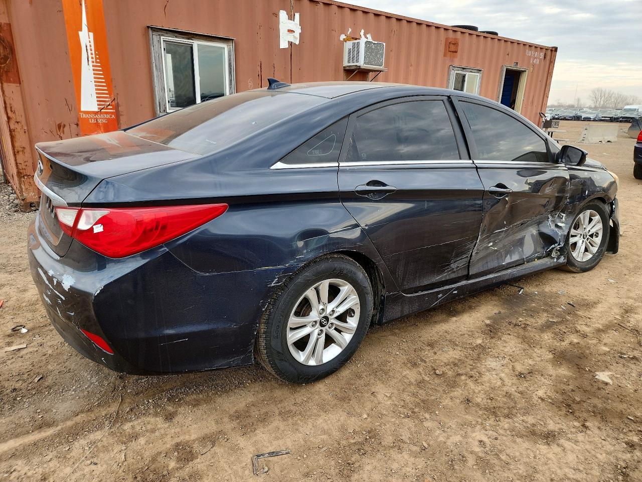 2014 Hyundai Sonata Gls Blue vin: 5NPEB4AC3EH868200