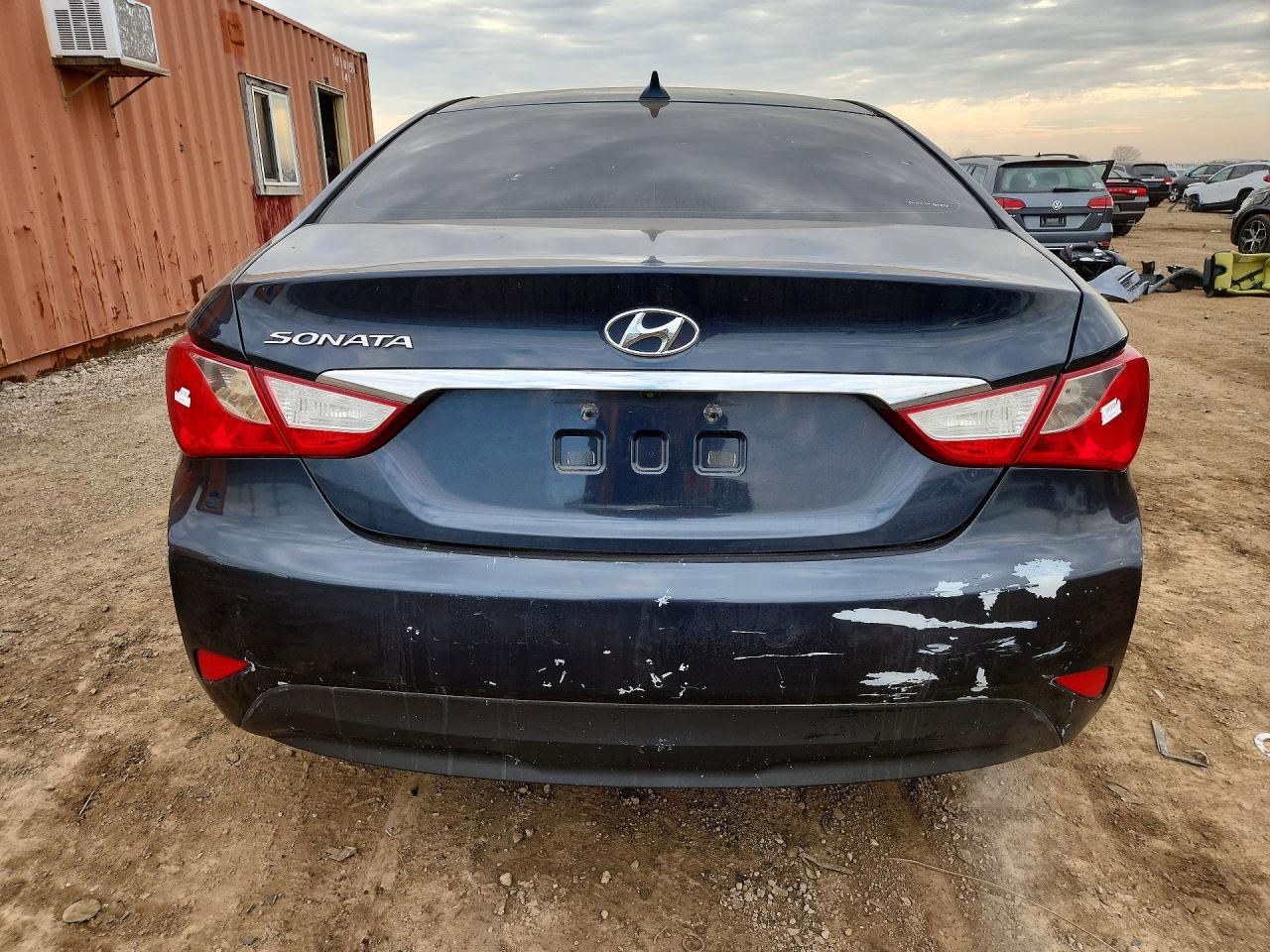 2014 Hyundai Sonata Gls Blue vin: 5NPEB4AC3EH868200