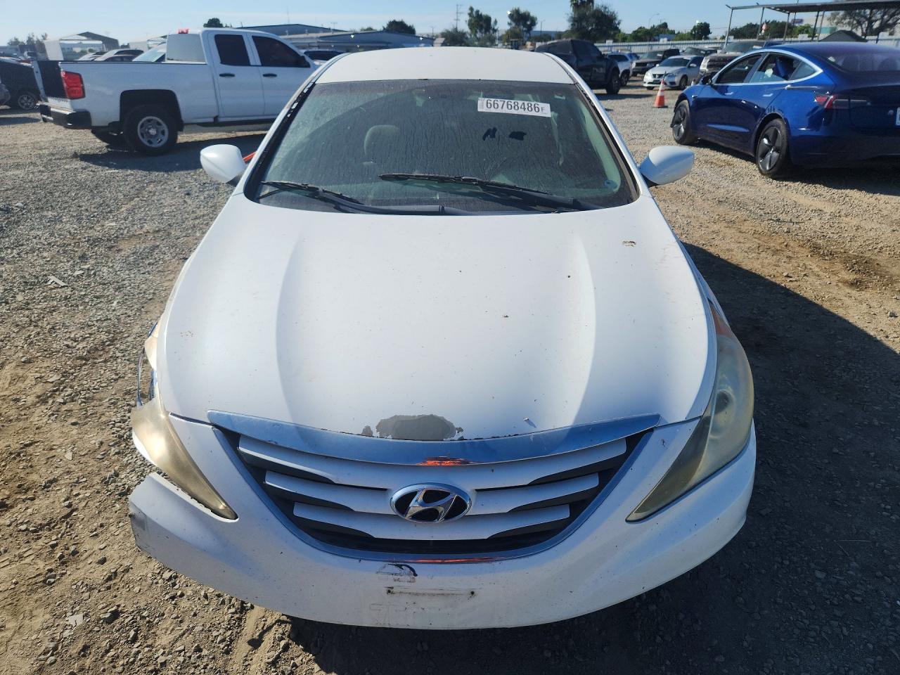 2014 Hyundai Sonata Gls Белый vin: 5NPEB4AC3EH868374