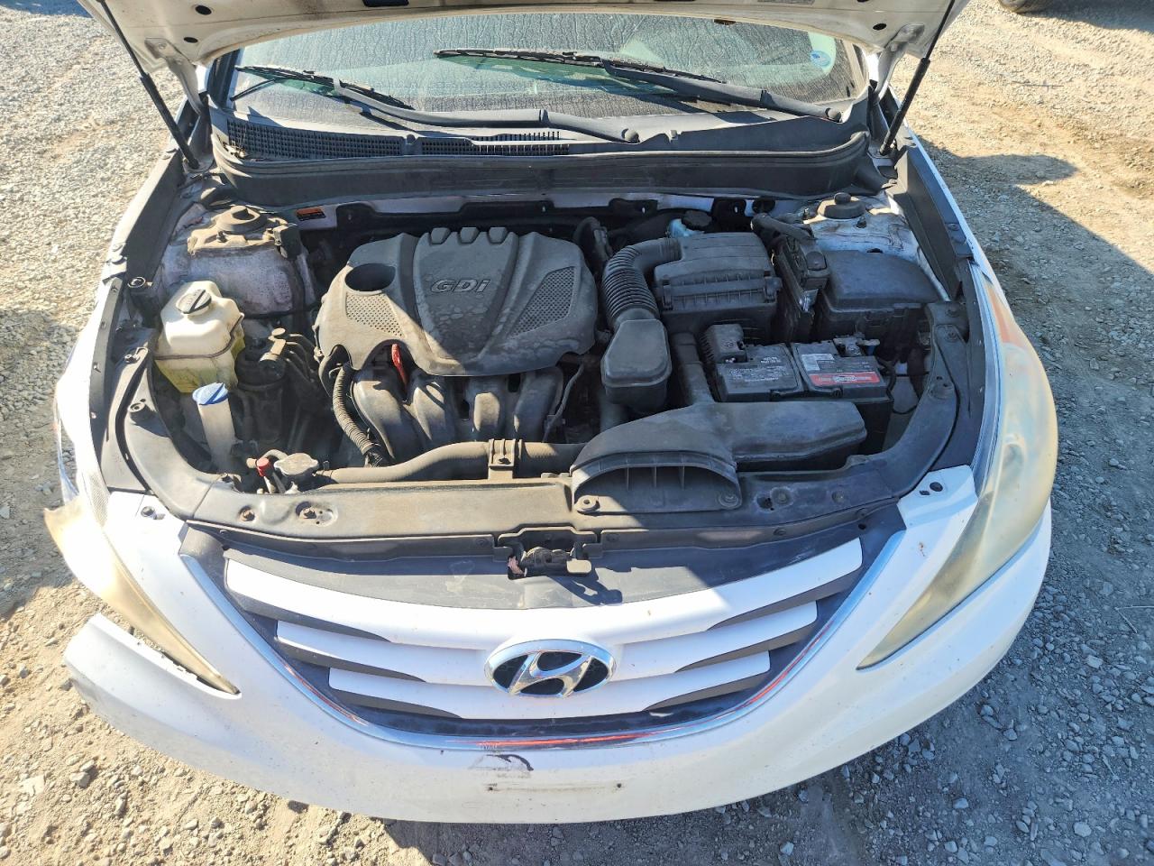 2014 Hyundai Sonata Gls Белый vin: 5NPEB4AC3EH868374