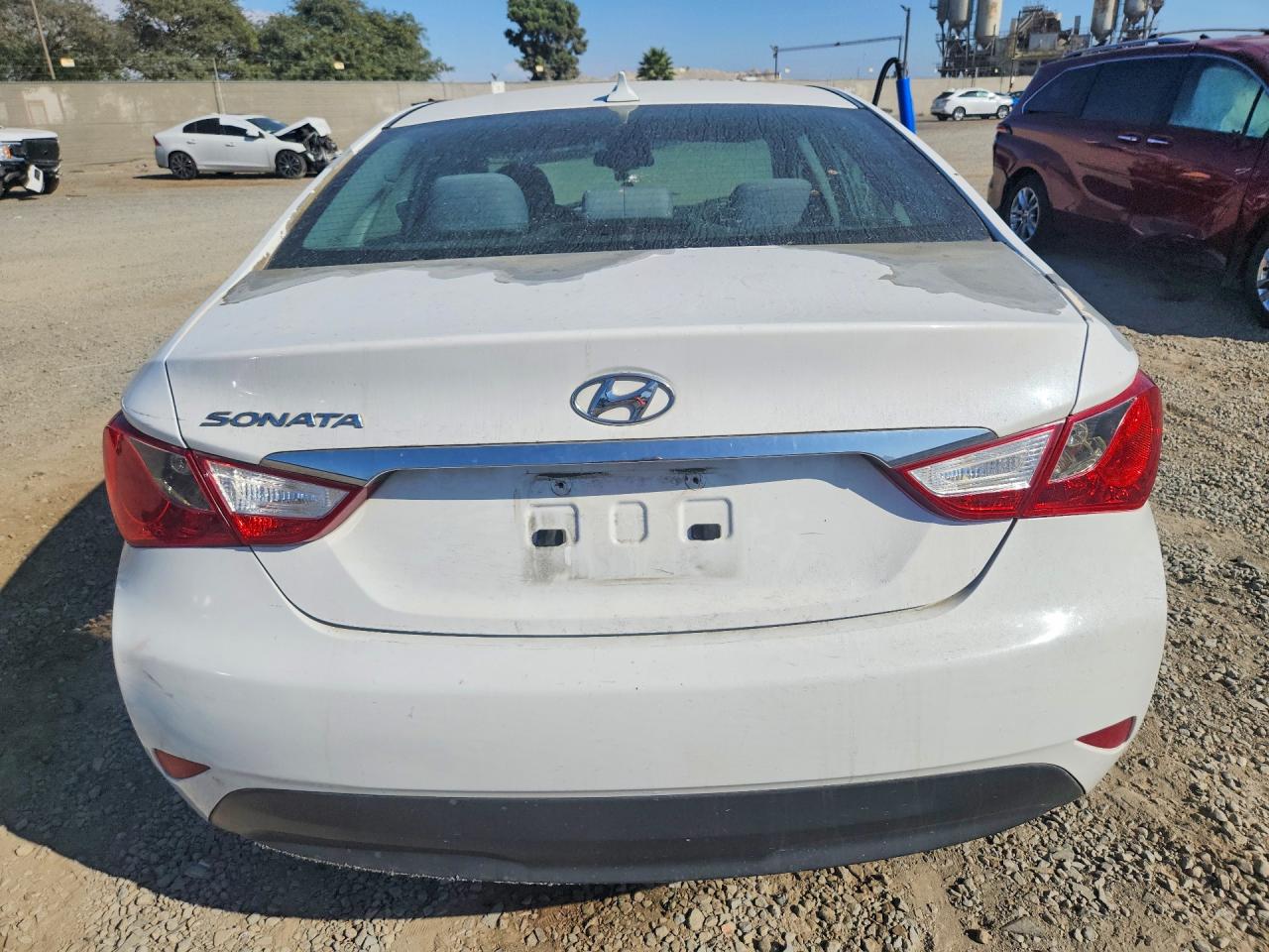 2014 Hyundai Sonata Gls Белый vin: 5NPEB4AC3EH868374