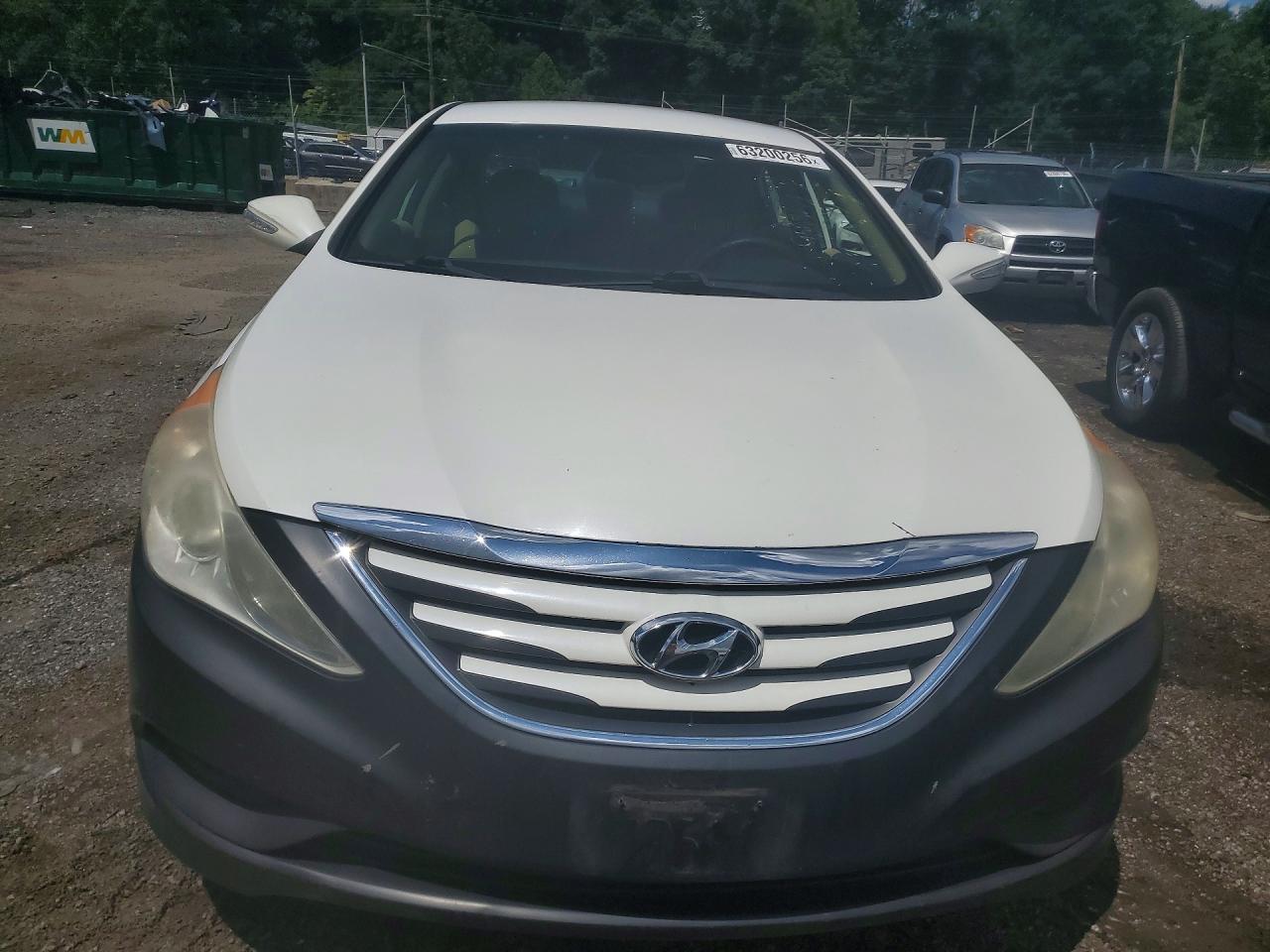 2014 Hyundai Sonata Gls White vin: 5NPEB4AC3EH879293