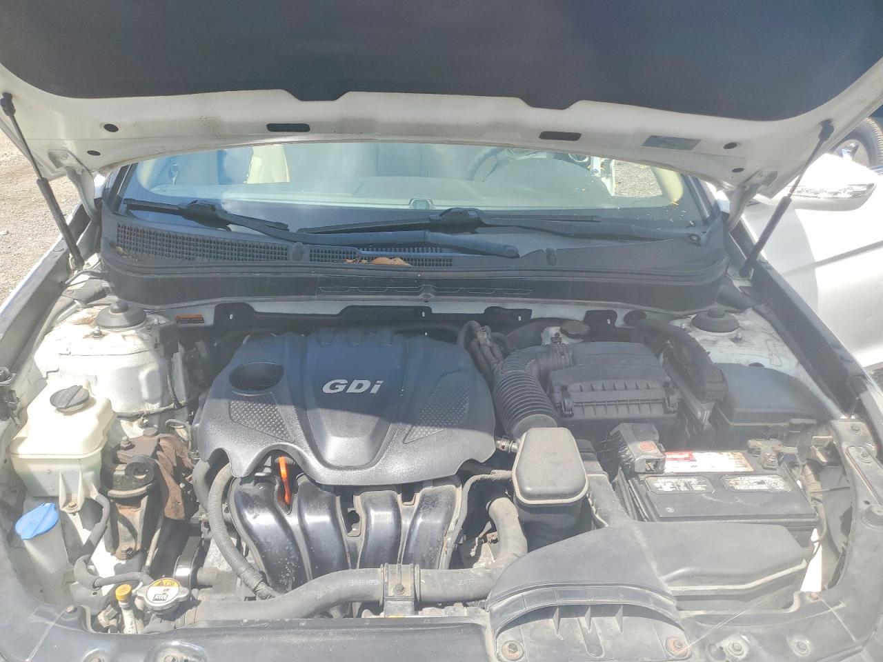 2014 Hyundai Sonata Gls White vin: 5NPEB4AC3EH879293