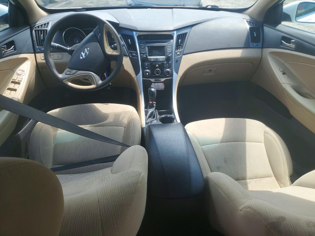 2014 Hyundai Sonata Gls White vin: 5NPEB4AC3EH879293