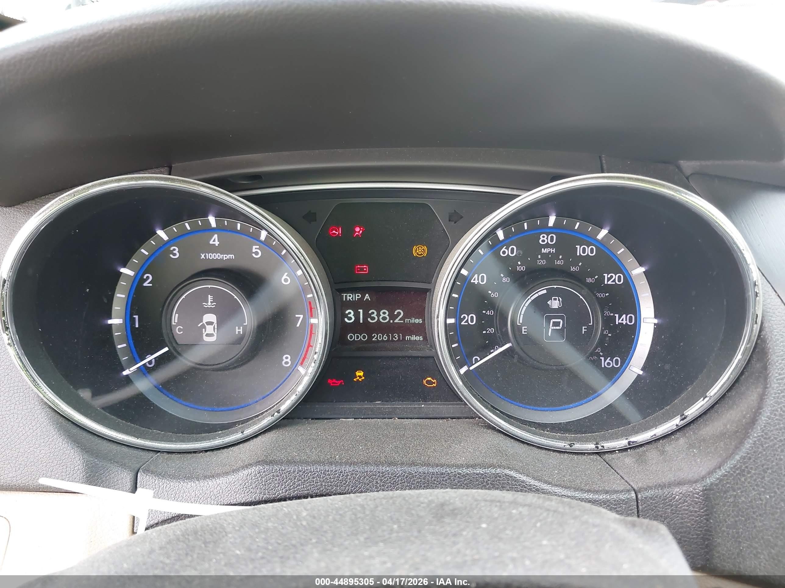 2014 Hyundai Sonata Gls Tan vin: 5NPEB4AC3EH881397