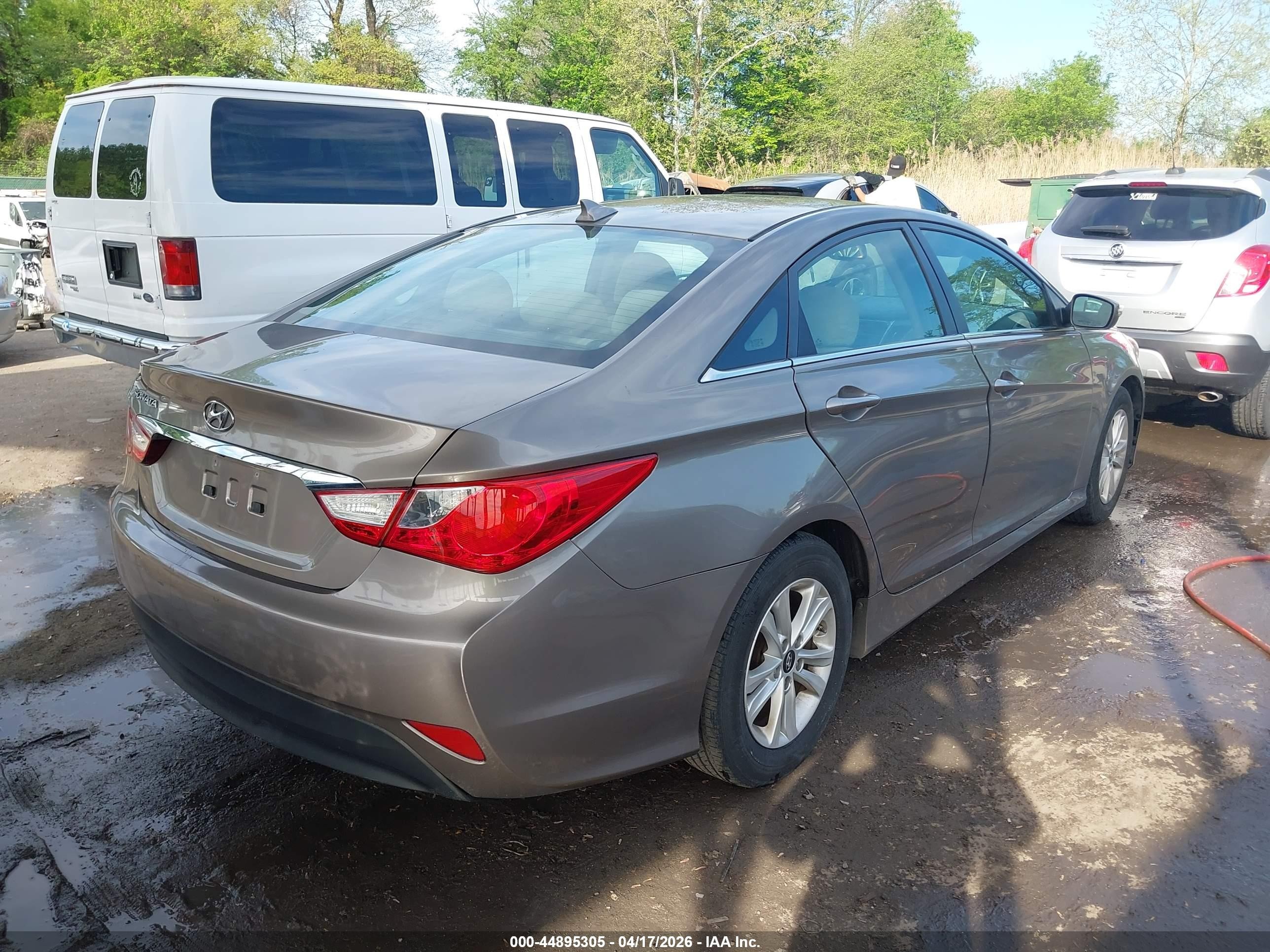 2014 Hyundai Sonata Gls Tan vin: 5NPEB4AC3EH881397
