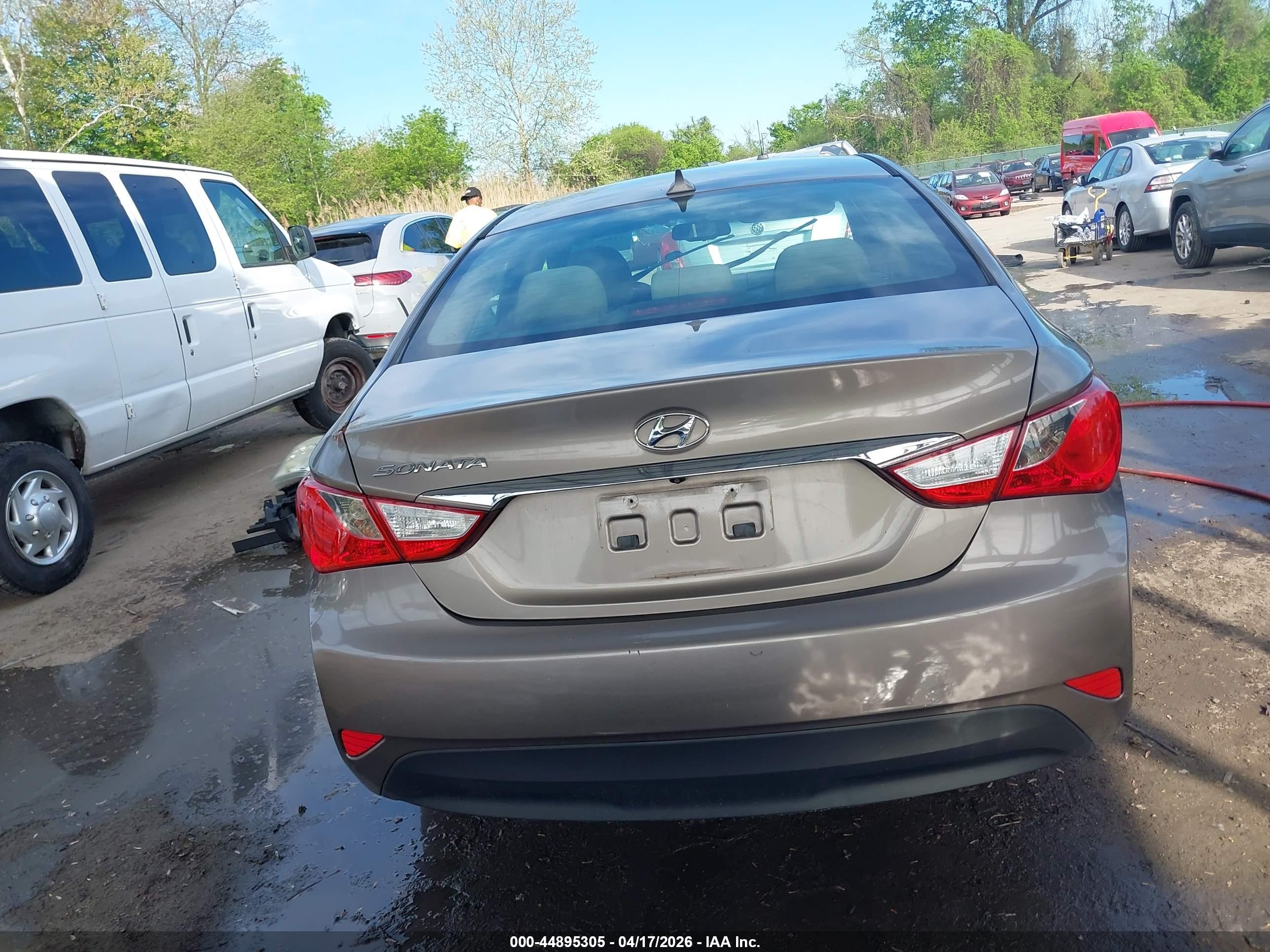 2014 Hyundai Sonata Gls Tan vin: 5NPEB4AC3EH881397