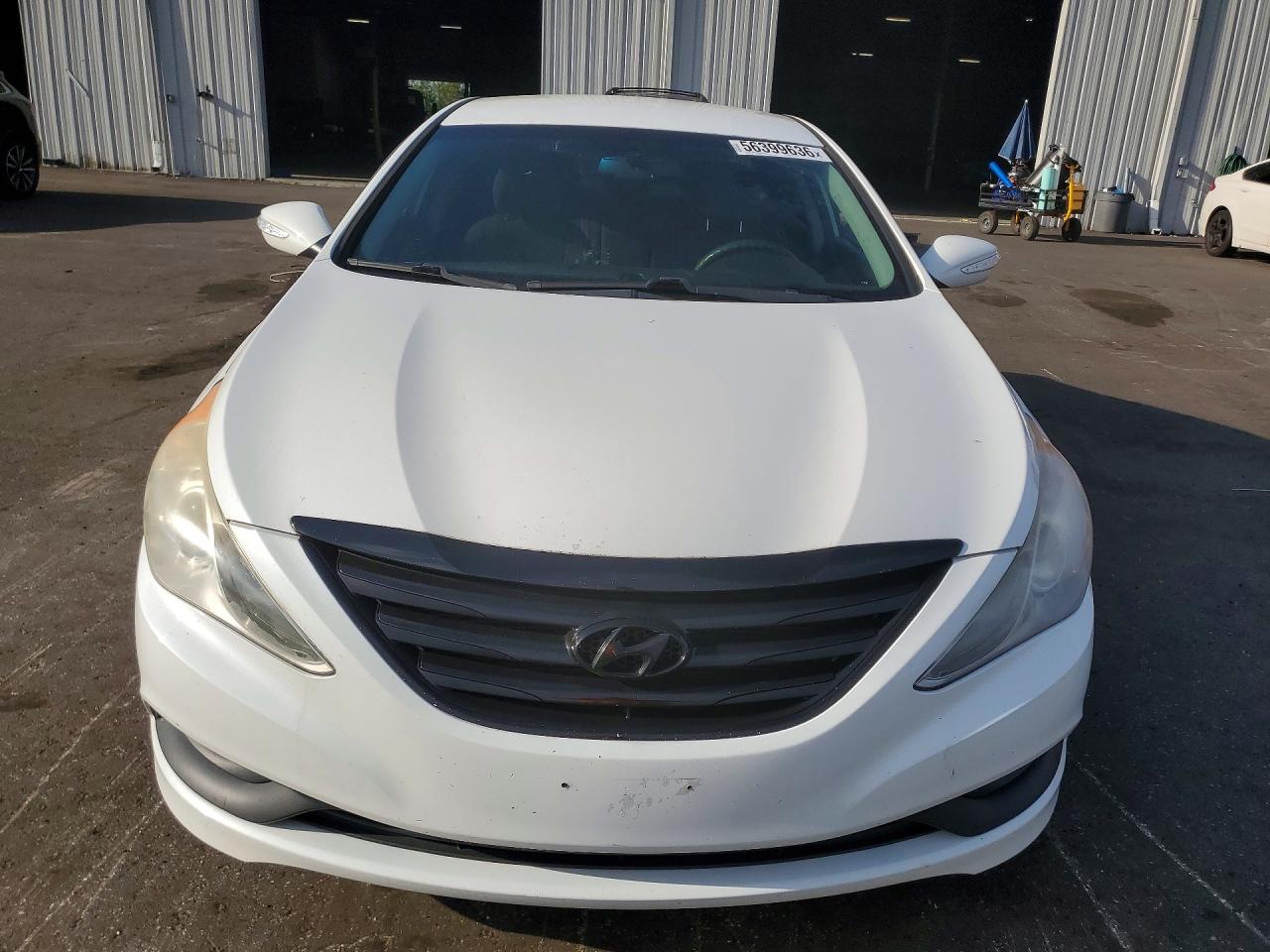 2014 Hyundai Sonata Gls White vin: 5NPEB4AC3EH882159