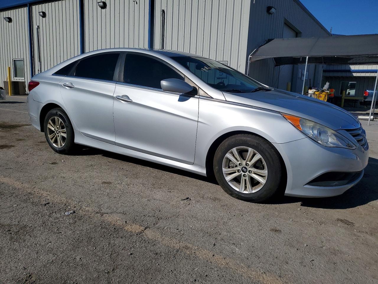 2014 Hyundai Sonata Gls Silver vin: 5NPEB4AC3EH883618