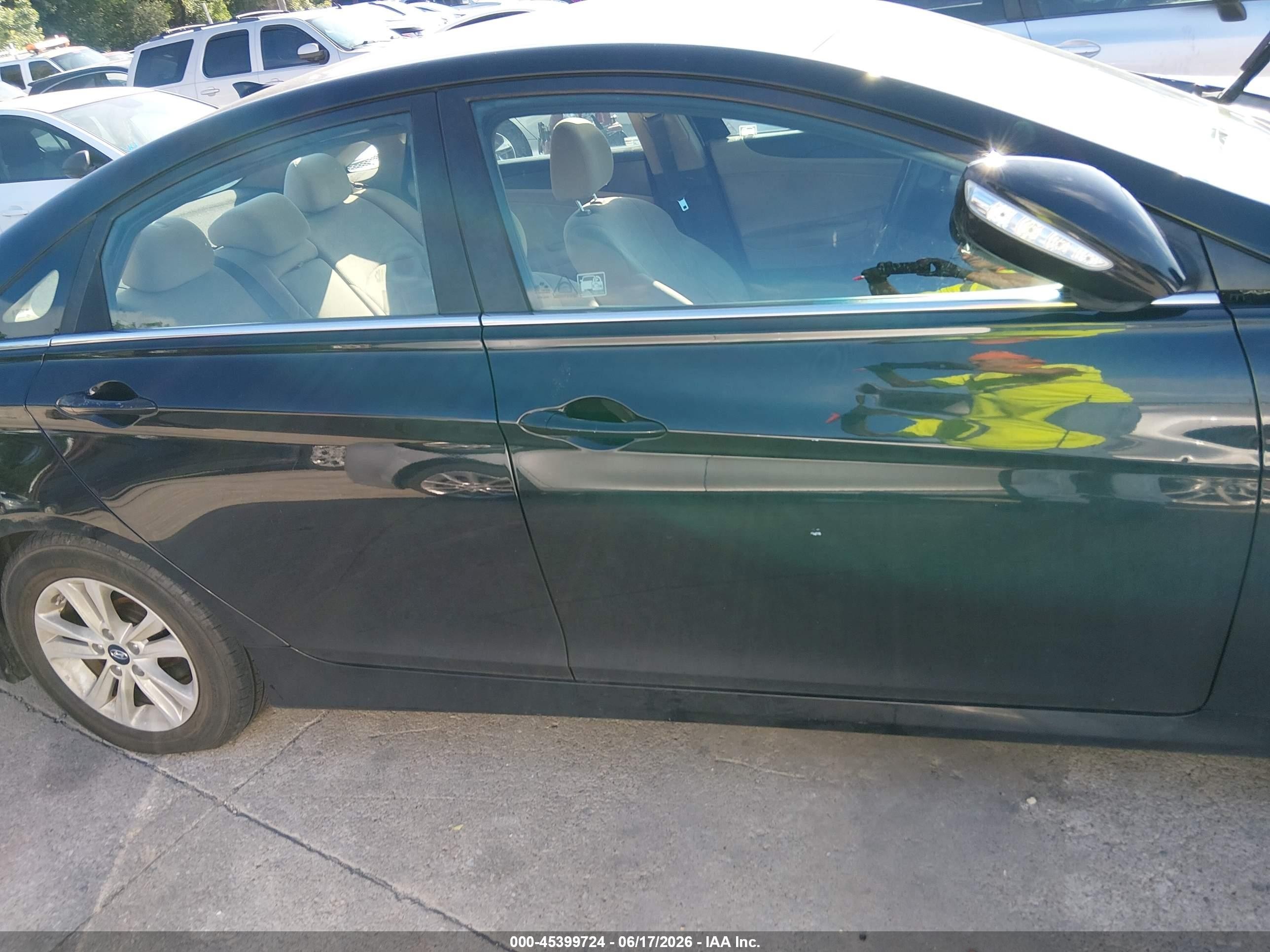2014 Hyundai Sonata Gls Black vin: 5NPEB4AC3EH887085