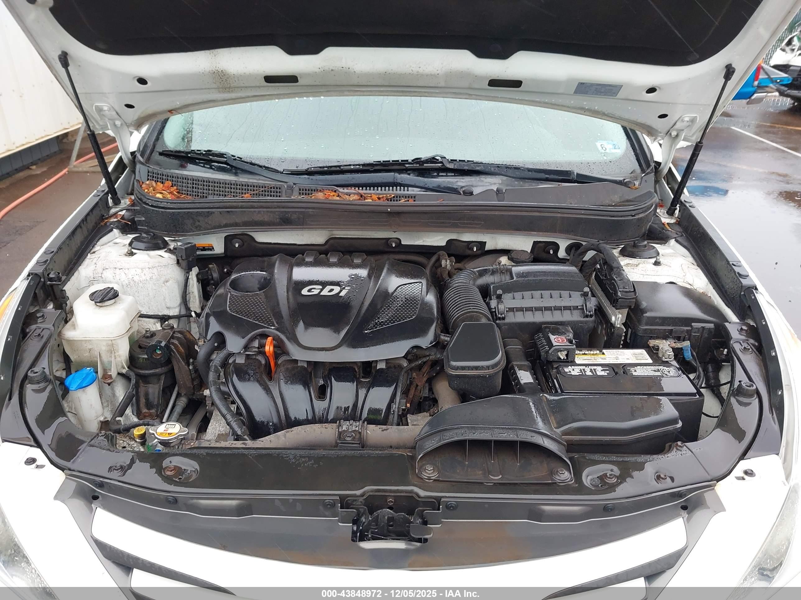 2014 Hyundai Sonata Gls Белый vin: 5NPEB4AC3EH887930