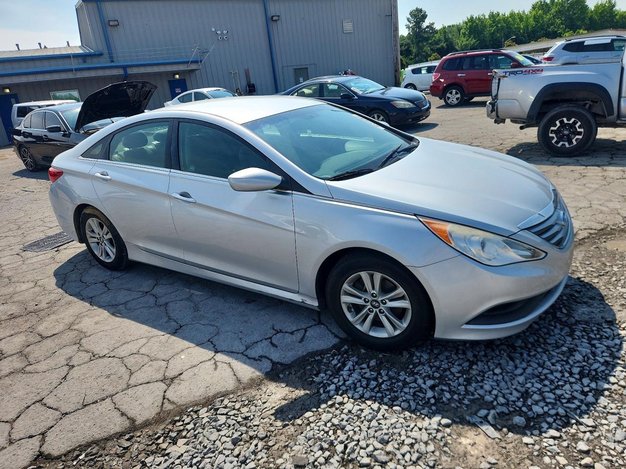 2014 Hyundai Sonata Gls Silver vin: 5NPEB4AC3EH891380