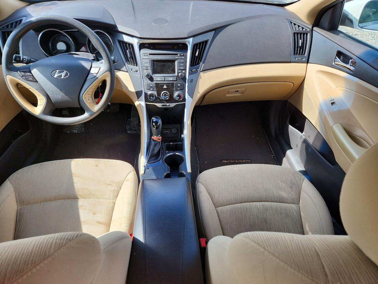 2014 Hyundai Sonata Gls Белый vin: 5NPEB4AC3EH891475