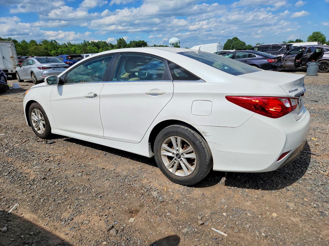 2014 Hyundai Sonata Gls Белый vin: 5NPEB4AC3EH891475