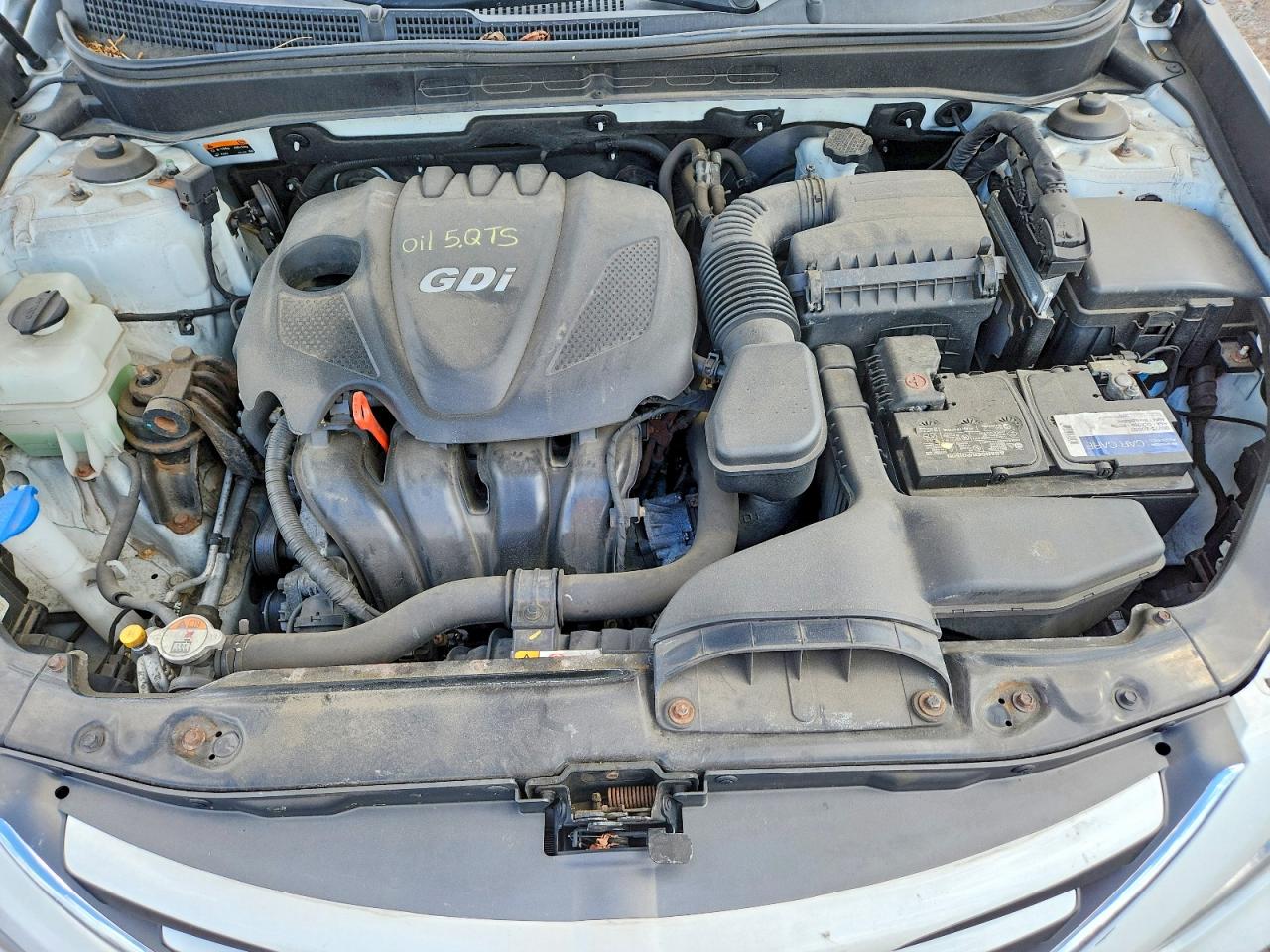 2014 Hyundai Sonata Gls Белый vin: 5NPEB4AC3EH891475