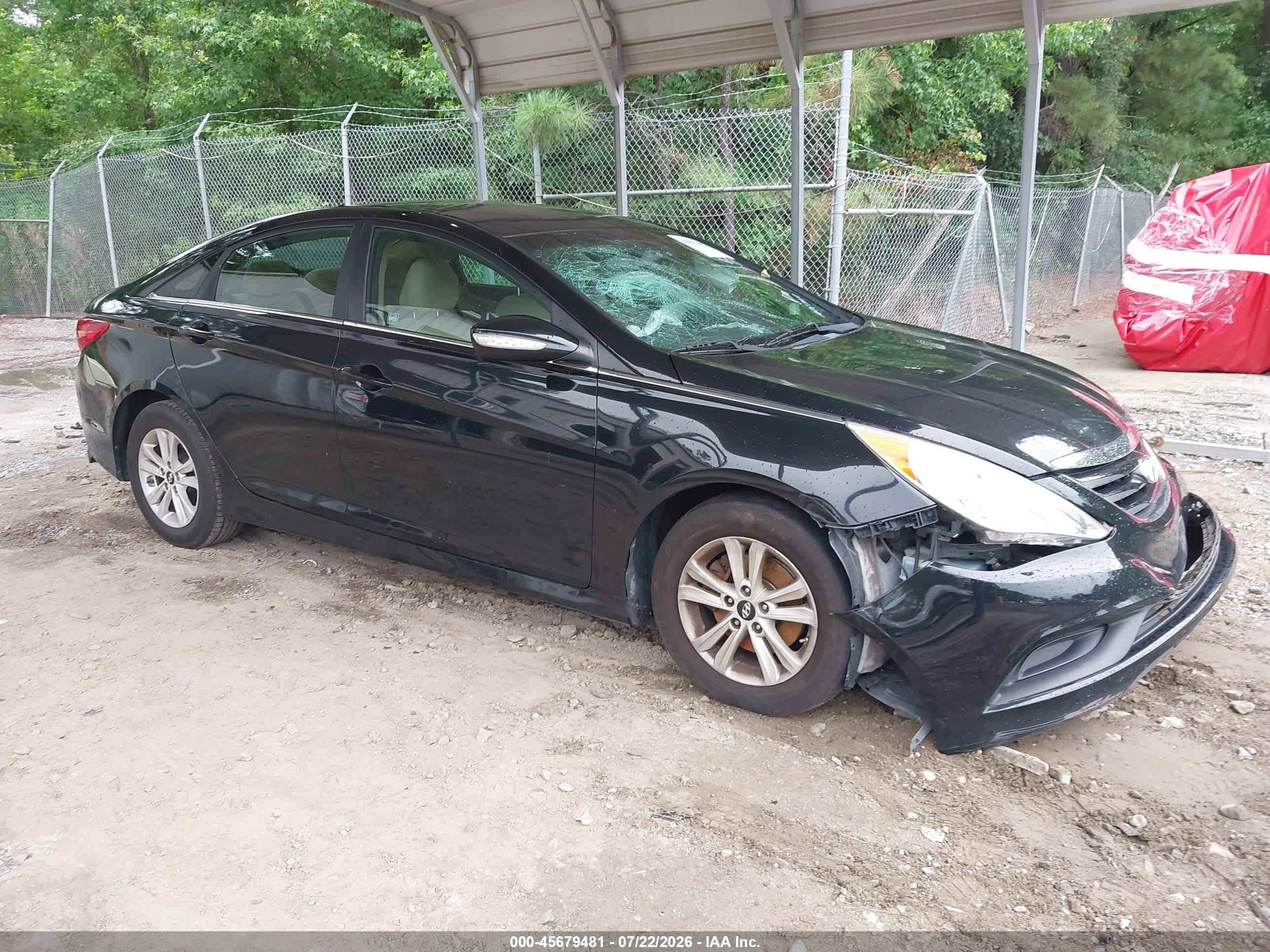 2014 Hyundai Sonata Gls Black vin: 5NPEB4AC3EH894084