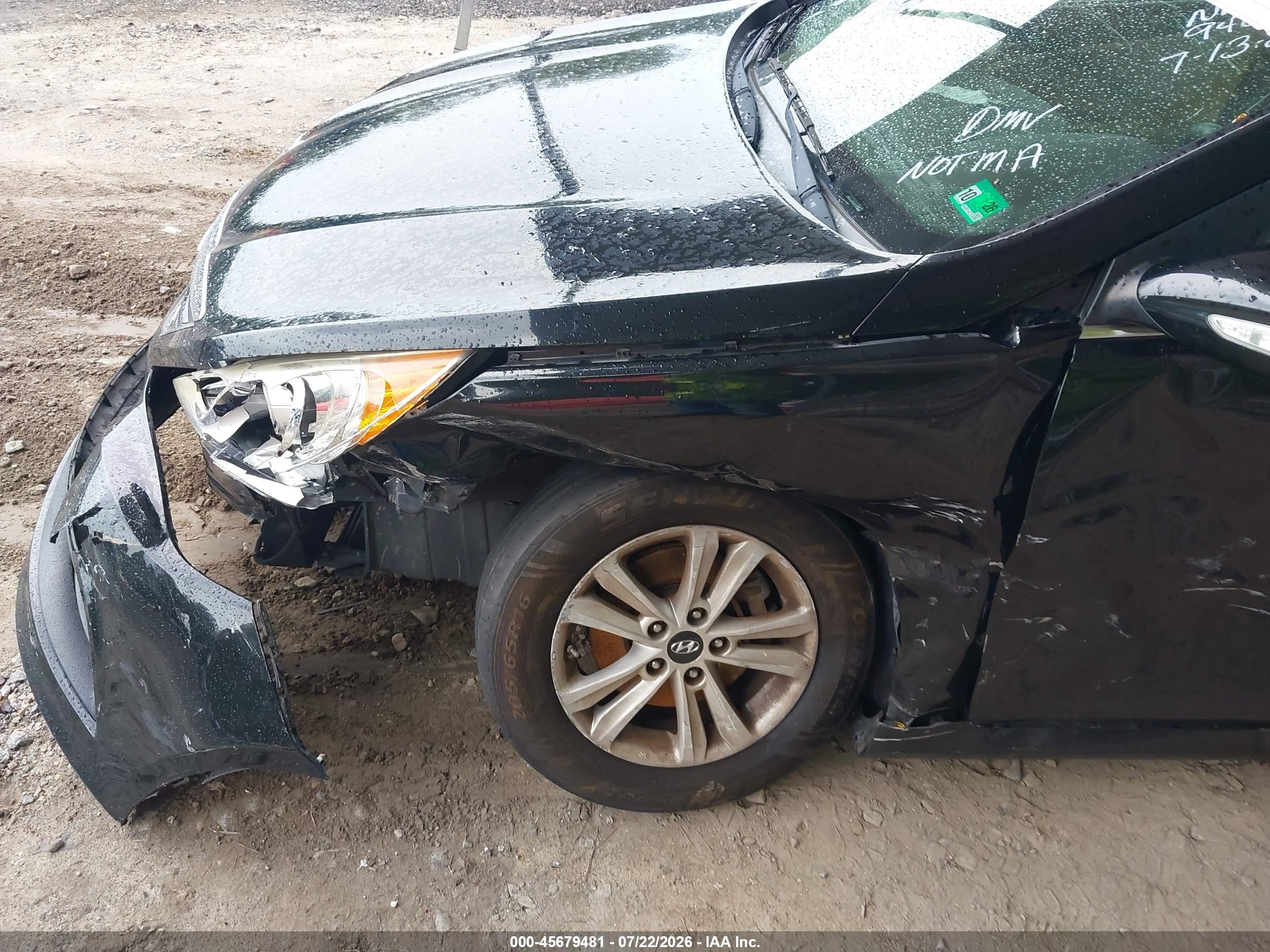 2014 Hyundai Sonata Gls Черный vin: 5NPEB4AC3EH894084