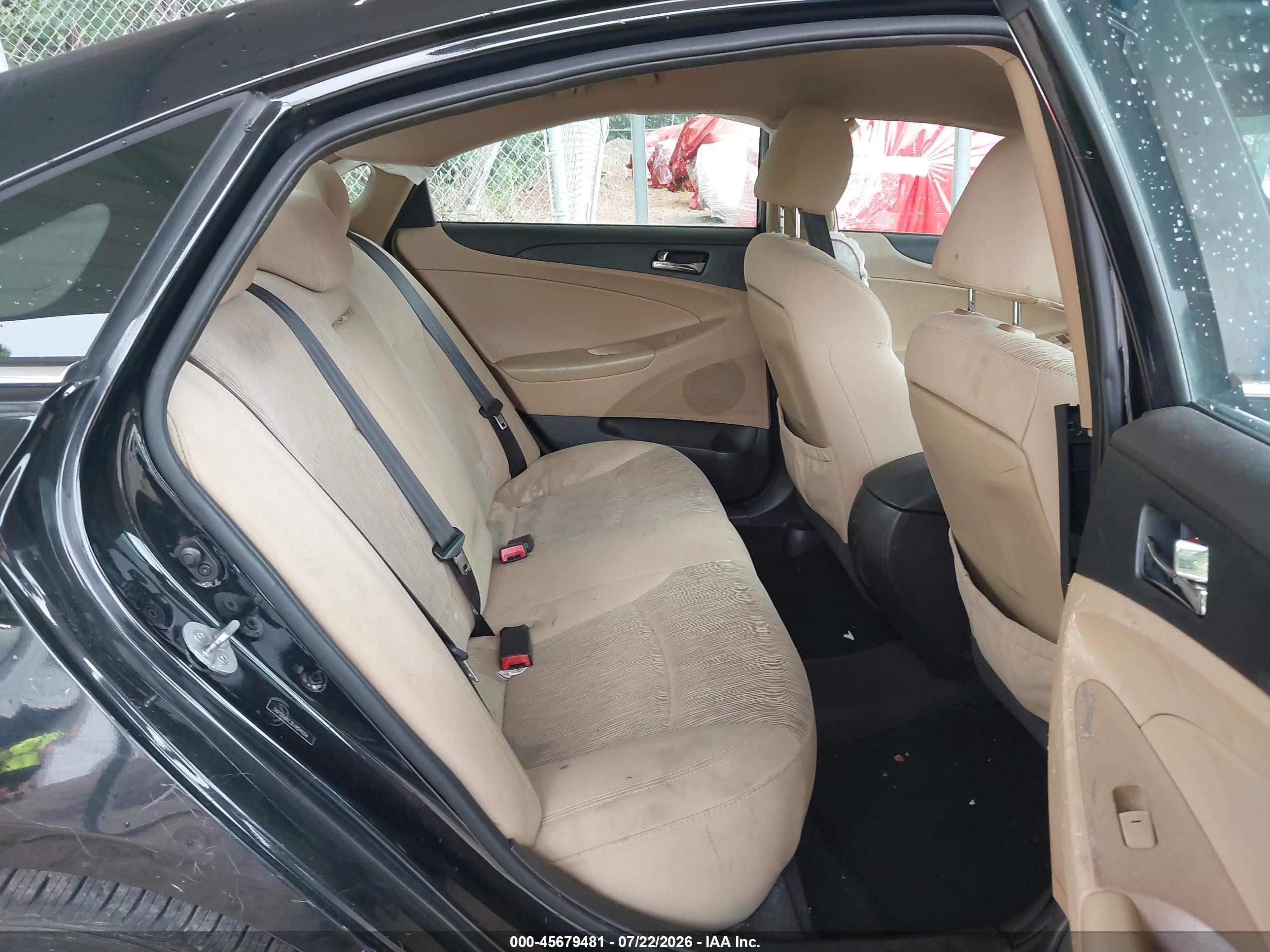 2014 Hyundai Sonata Gls Черный vin: 5NPEB4AC3EH894084