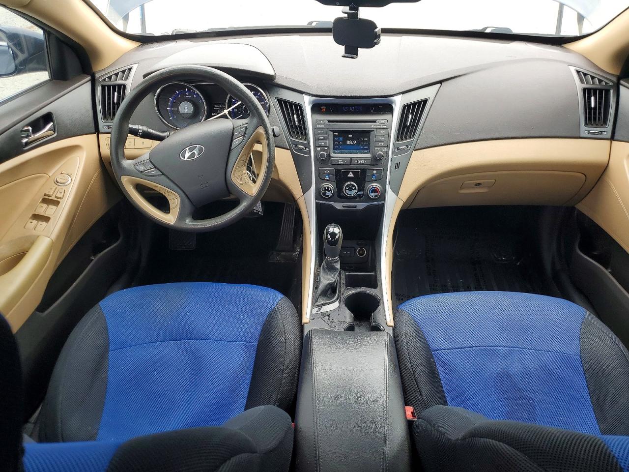 2014 Hyundai Sonata Gls Blue vin: 5NPEB4AC3EH896837