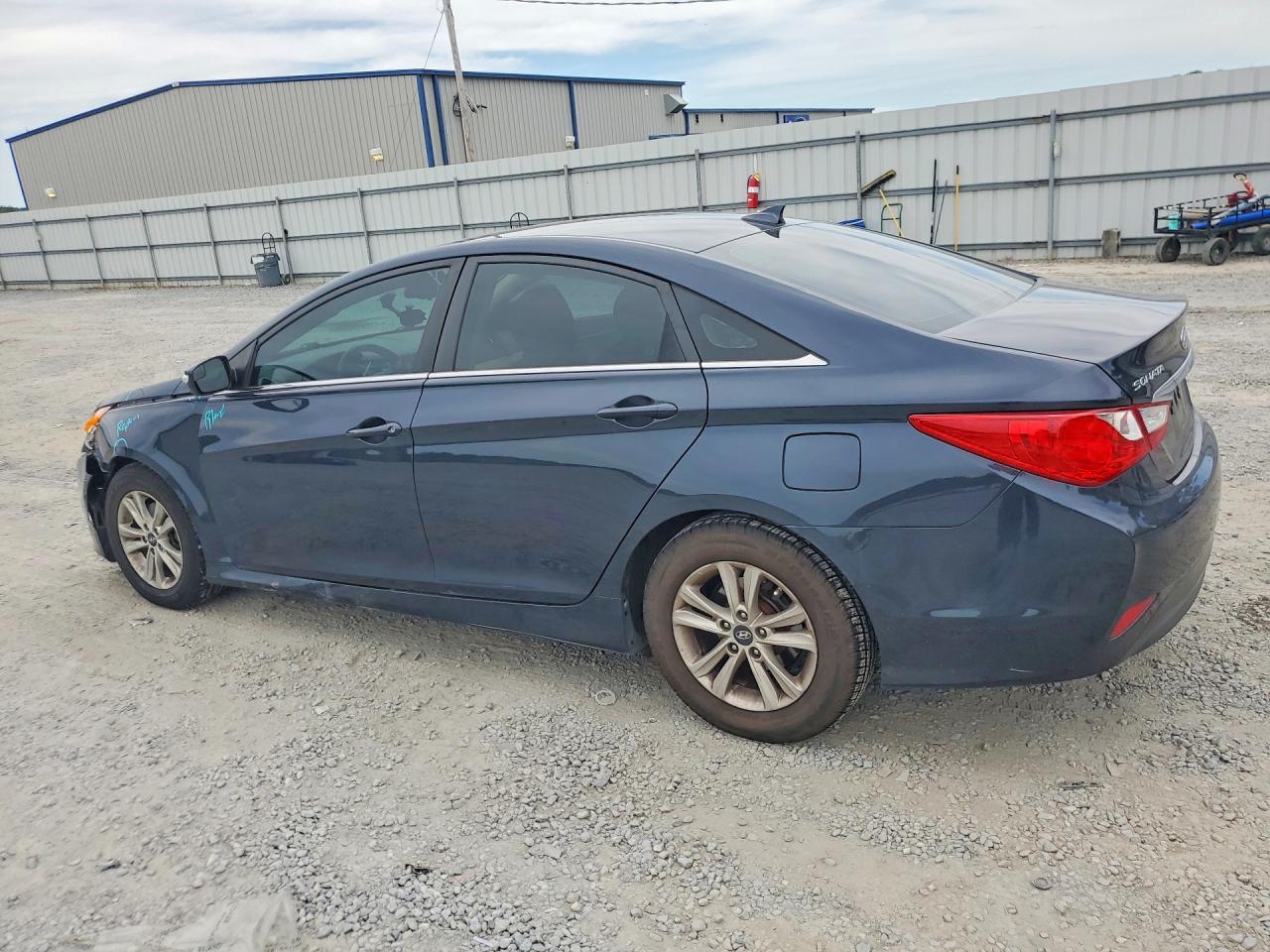 2014 Hyundai Sonata Gls Blue vin: 5NPEB4AC3EH896837
