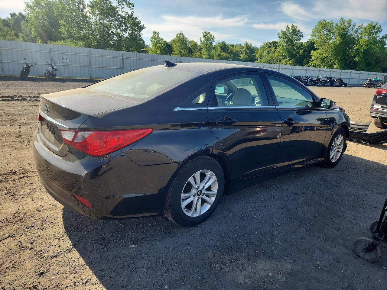 2014 Hyundai Sonata Gls Black vin: 5NPEB4AC3EH898720