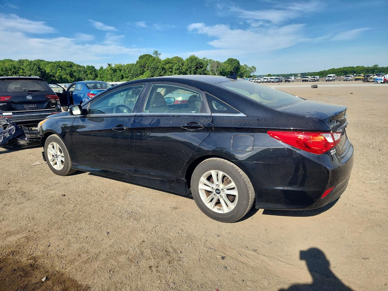 2014 Hyundai Sonata Gls Black vin: 5NPEB4AC3EH898720