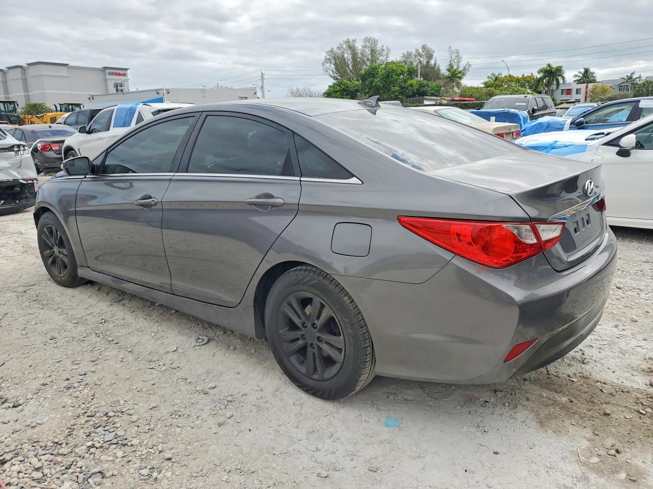 2014 Hyundai Sonata Gls Gray vin: 5NPEB4AC3EH899446