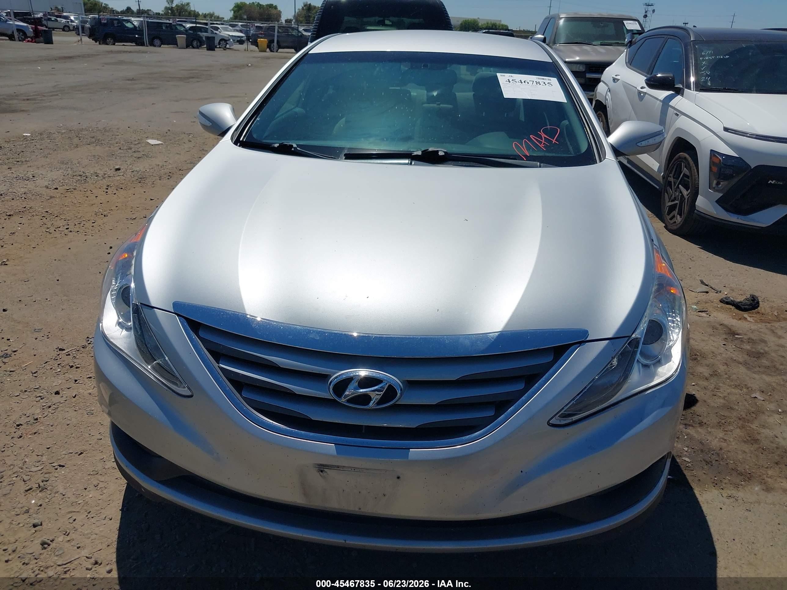 2014 Hyundai Sonata Gls Серебряный vin: 5NPEB4AC3EH914043