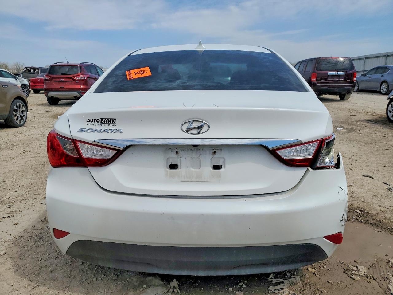 2014 Hyundai Sonata Gls White vin: 5NPEB4AC3EH916620