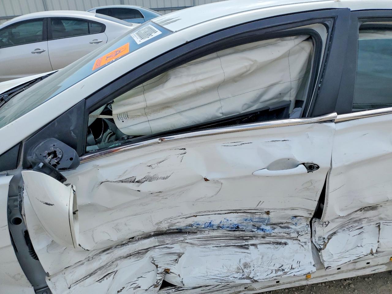 2014 Hyundai Sonata Gls White vin: 5NPEB4AC3EH916620