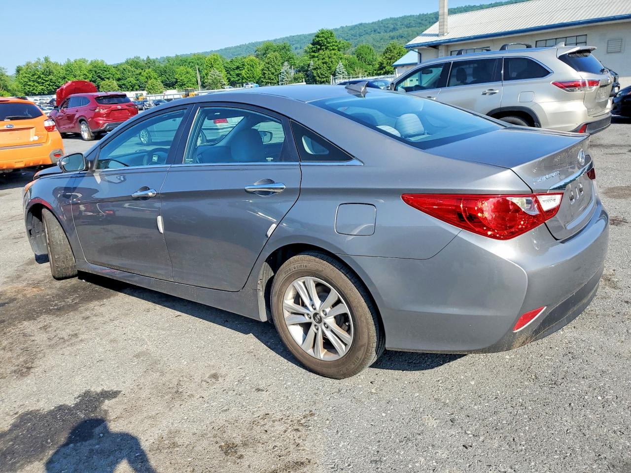 2014 Hyundai Sonata Gls Gray vin: 5NPEB4AC3EH921204