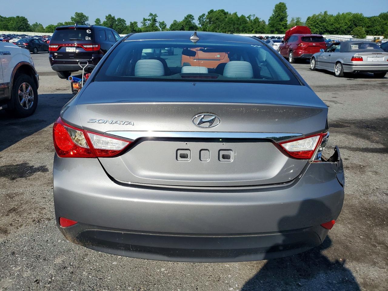 2014 Hyundai Sonata Gls Gray vin: 5NPEB4AC3EH921204