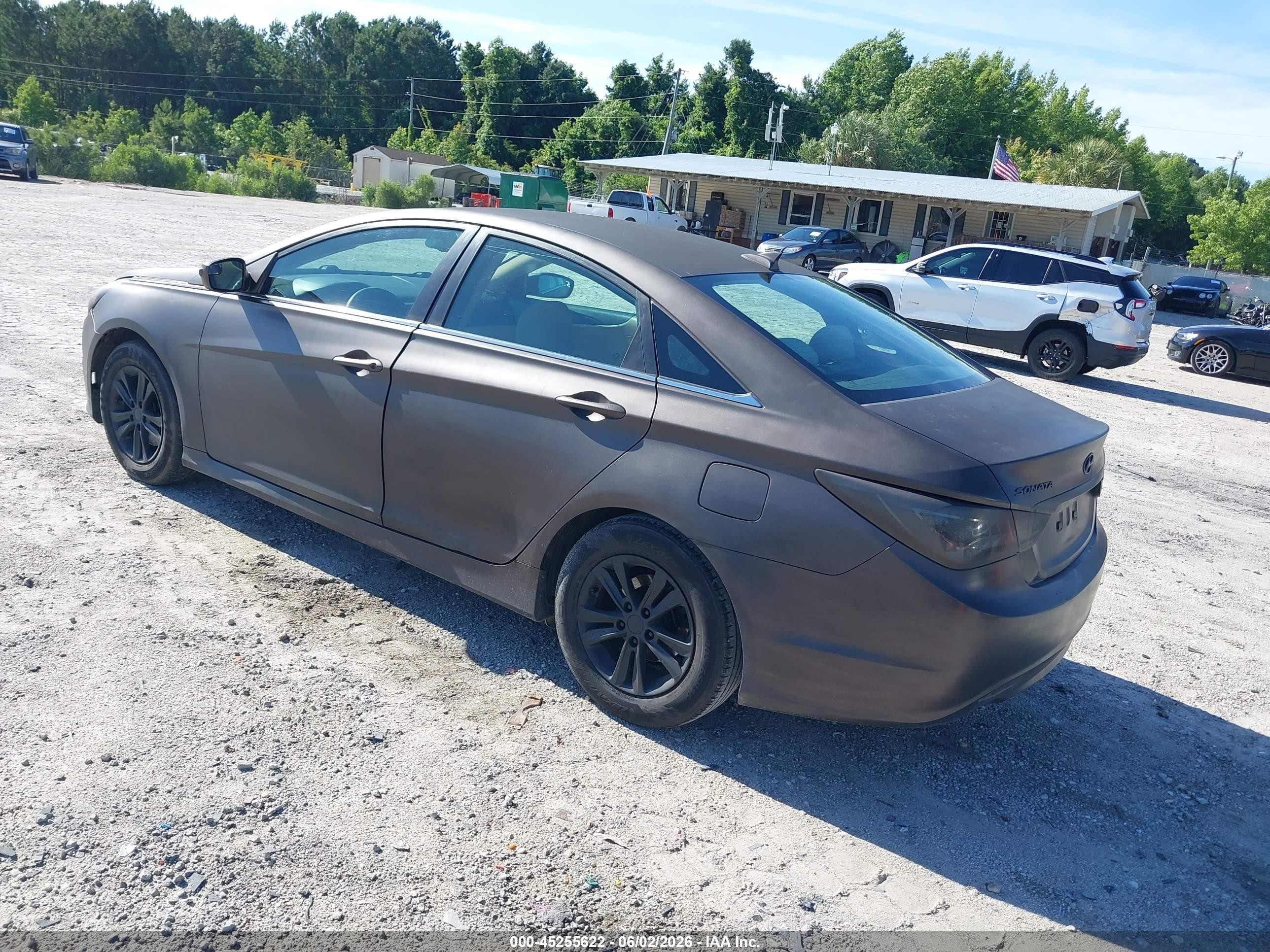 2014 Hyundai Sonata Gls Коричневый vin: 5NPEB4AC3EH946605