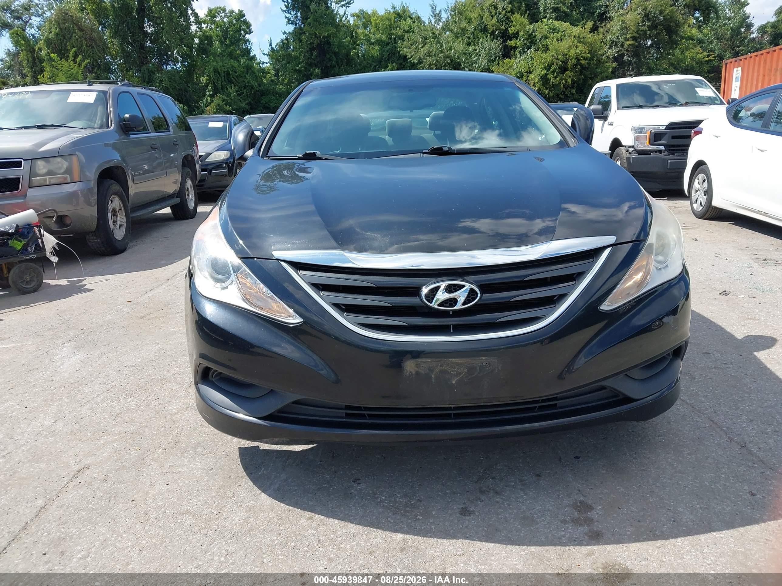 2014 Hyundai Sonata Gls Black vin: 5NPEB4AC3EH946913