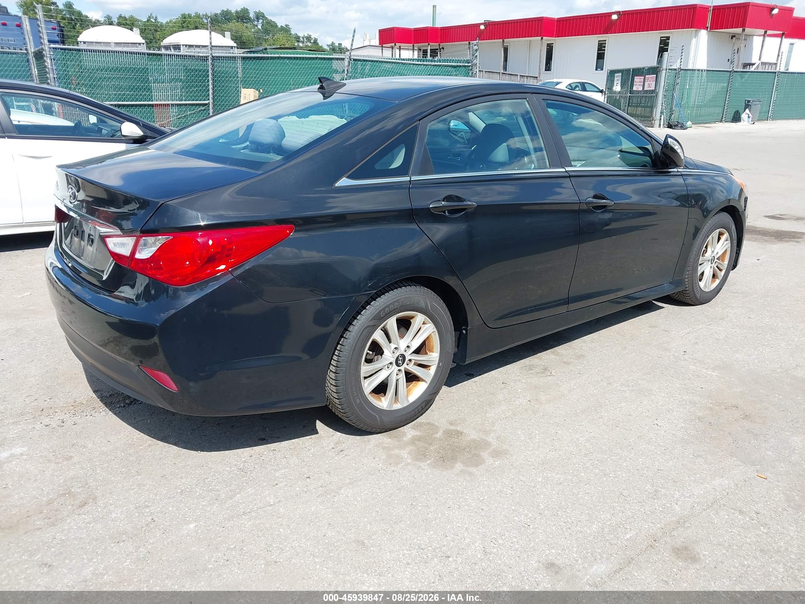 2014 Hyundai Sonata Gls Black vin: 5NPEB4AC3EH946913