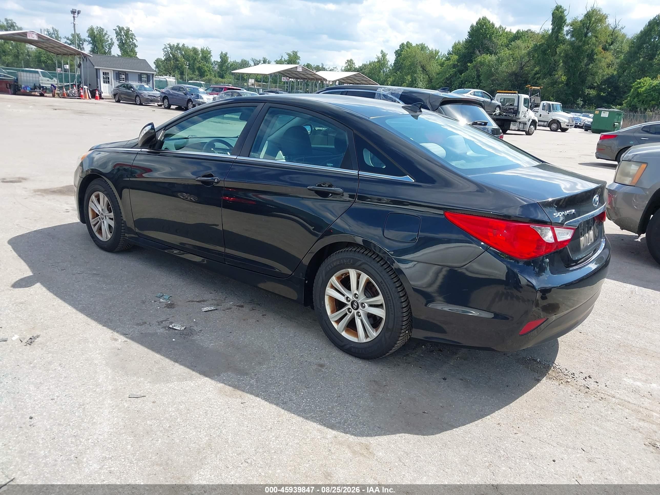 2014 Hyundai Sonata Gls Black vin: 5NPEB4AC3EH946913