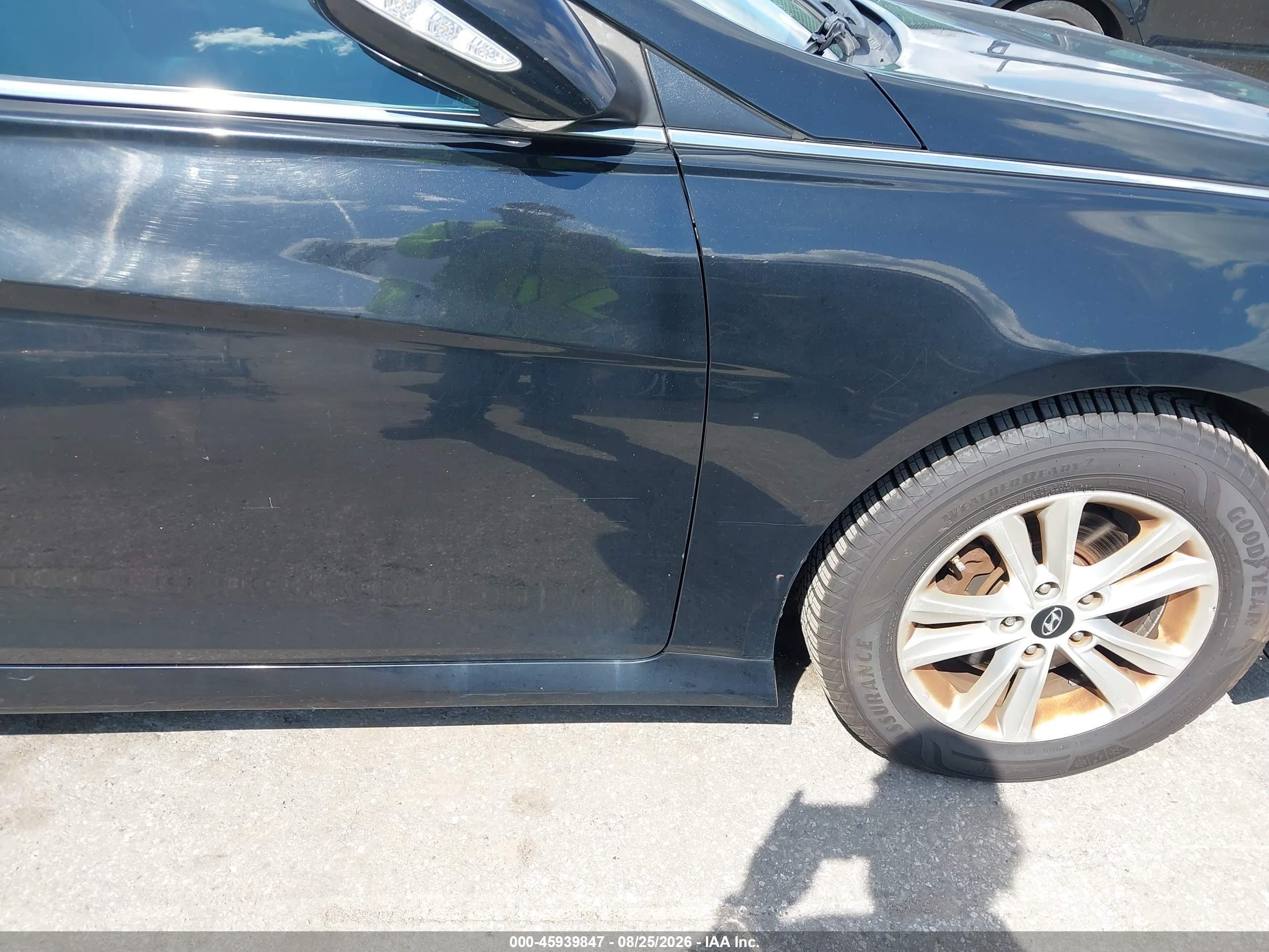 2014 Hyundai Sonata Gls Black vin: 5NPEB4AC3EH946913