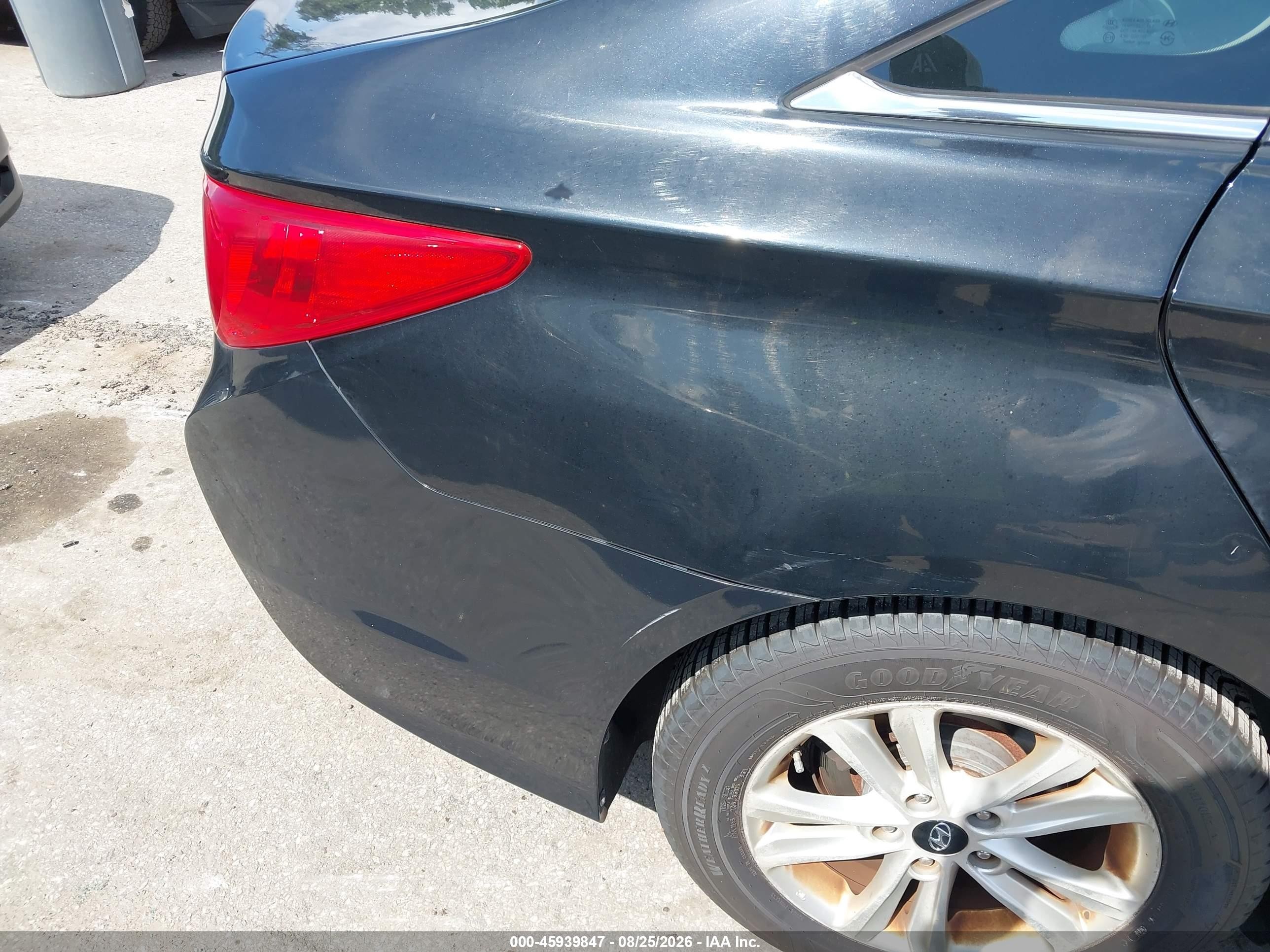 2014 Hyundai Sonata Gls Black vin: 5NPEB4AC3EH946913