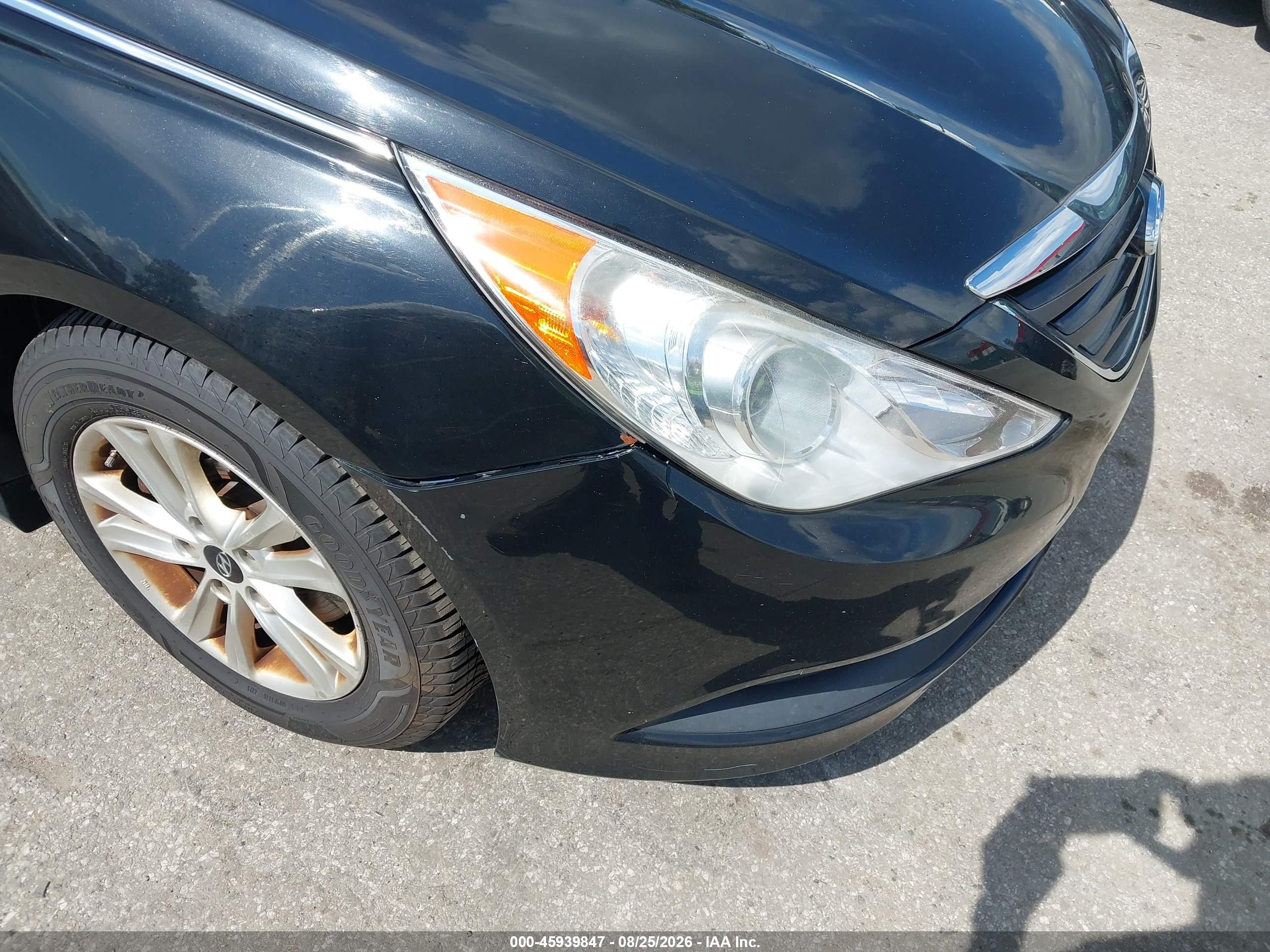 2014 Hyundai Sonata Gls Black vin: 5NPEB4AC3EH946913