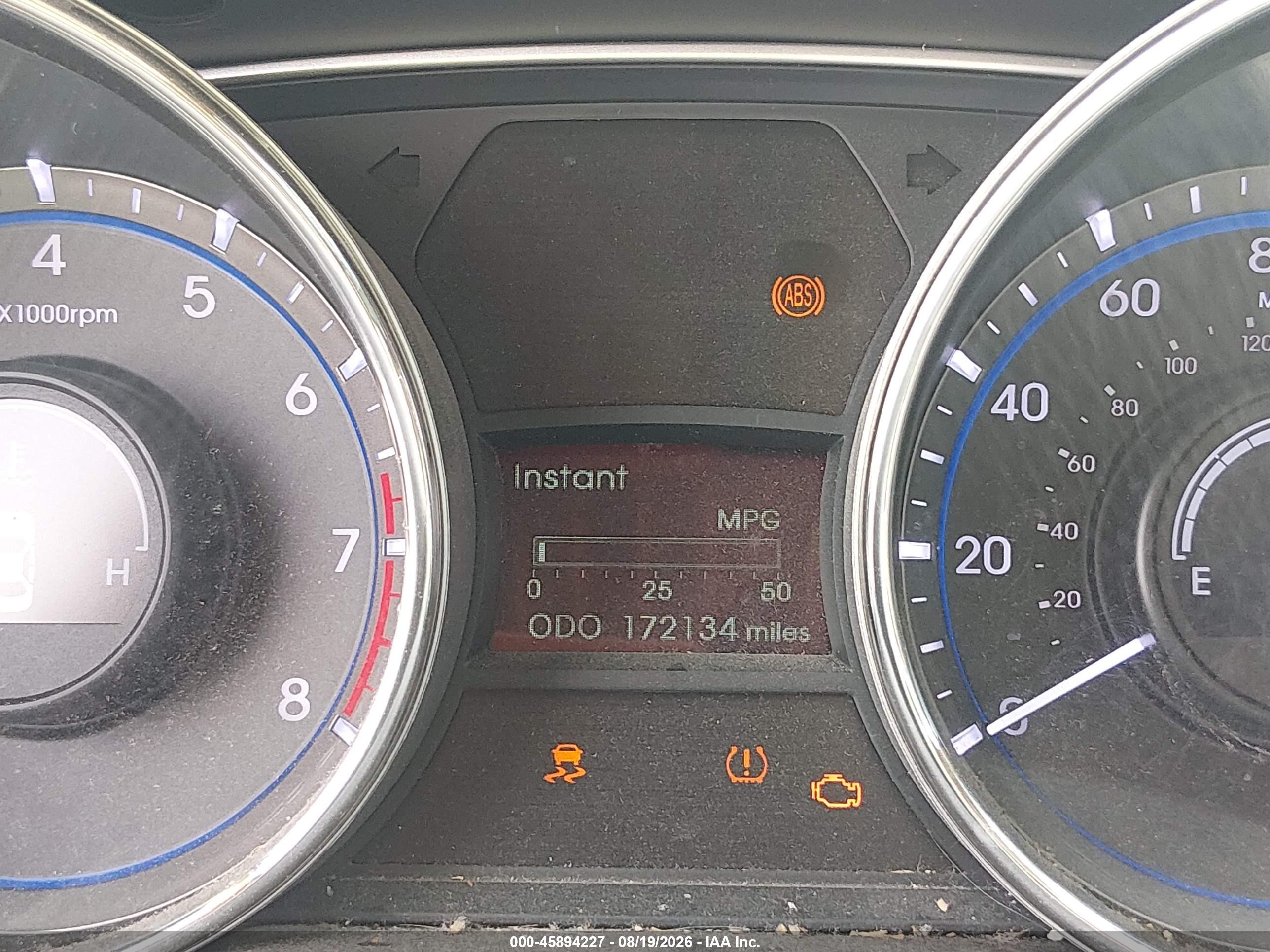 2014 Hyundai Sonata Gls Red vin: 5NPEB4AC3EH947852