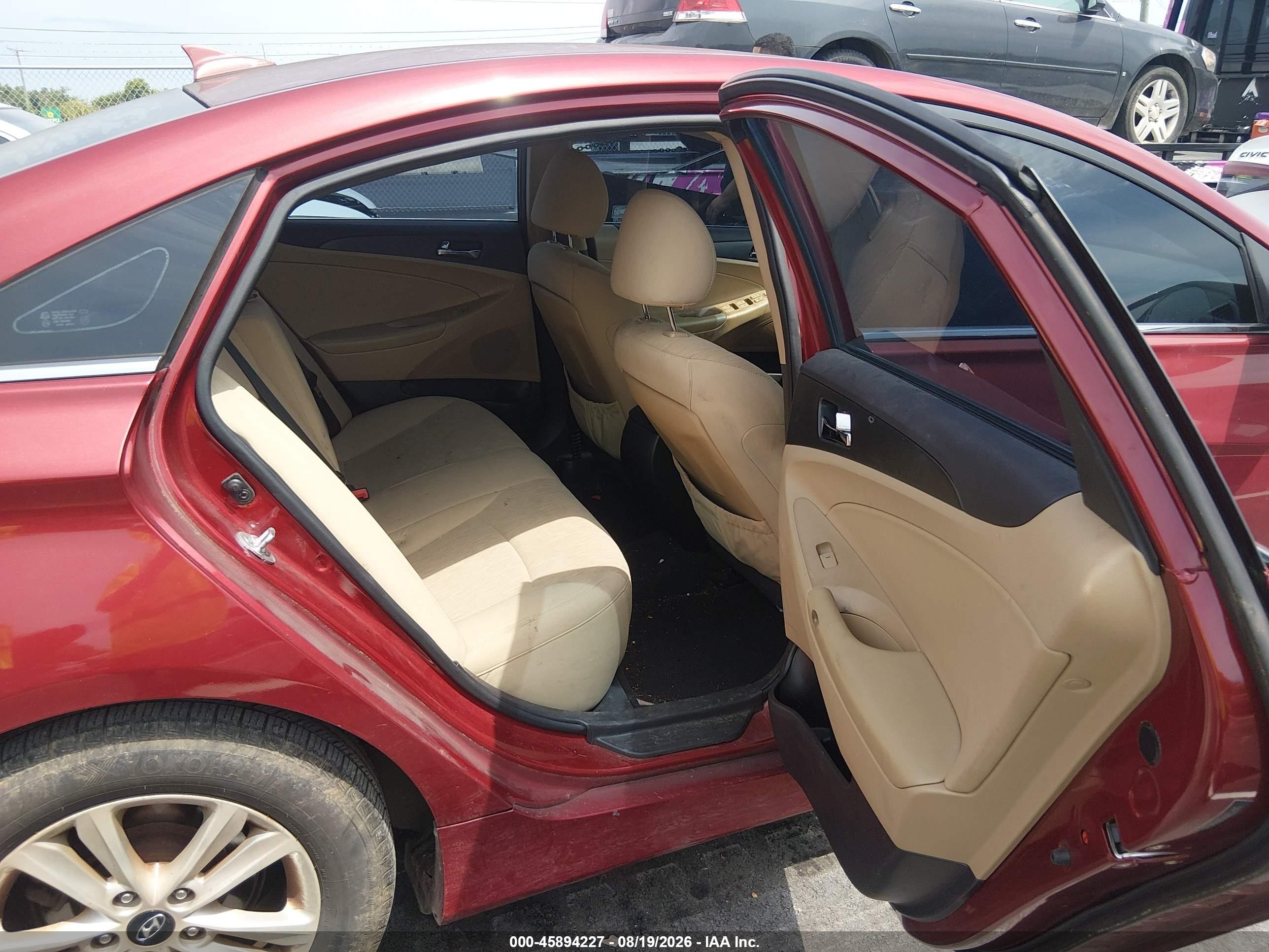2014 Hyundai Sonata Gls Red vin: 5NPEB4AC3EH947852