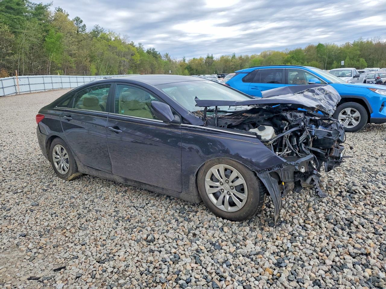 2011 Hyundai Sonata Gls Blue vin: 5NPEB4AC4BH017650