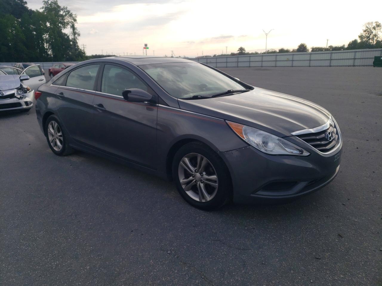 2011 Hyundai Sonata Gls Gray vin: 5NPEB4AC4BH044752