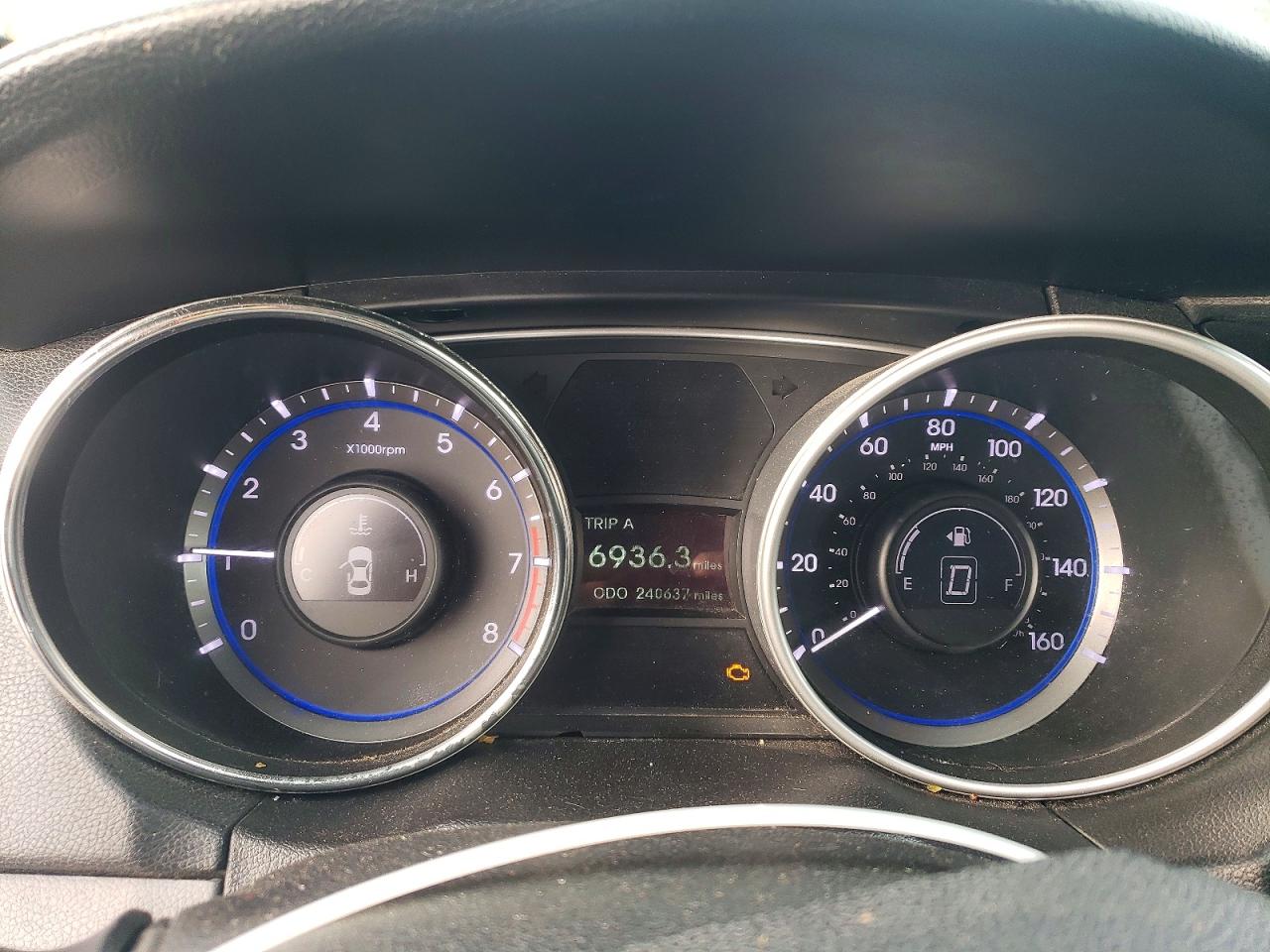 2011 Hyundai Sonata Gls Gray vin: 5NPEB4AC4BH044752