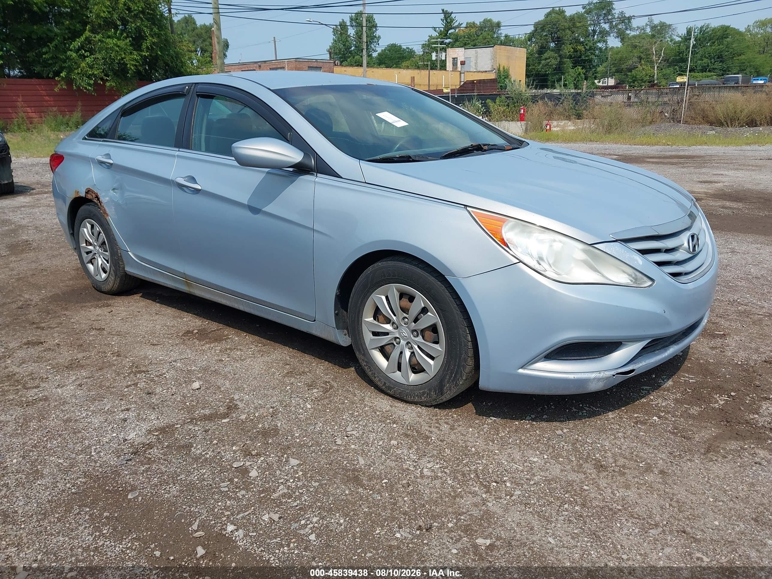 2011 Hyundai Sonata Gls Silver vin: 5NPEB4AC4BH046601