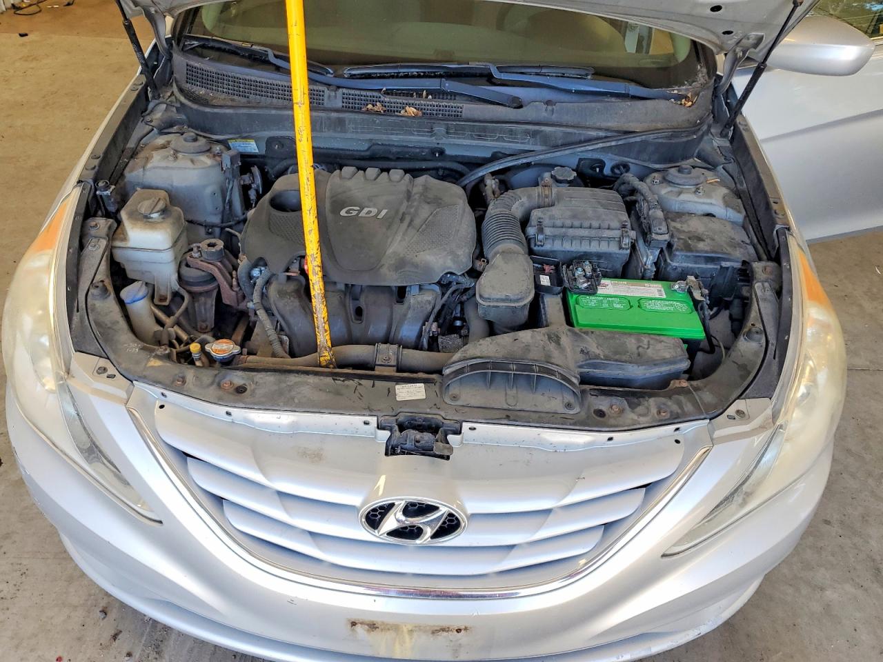 2011 Hyundai Sonata Gls Silver vin: 5NPEB4AC4BH055878